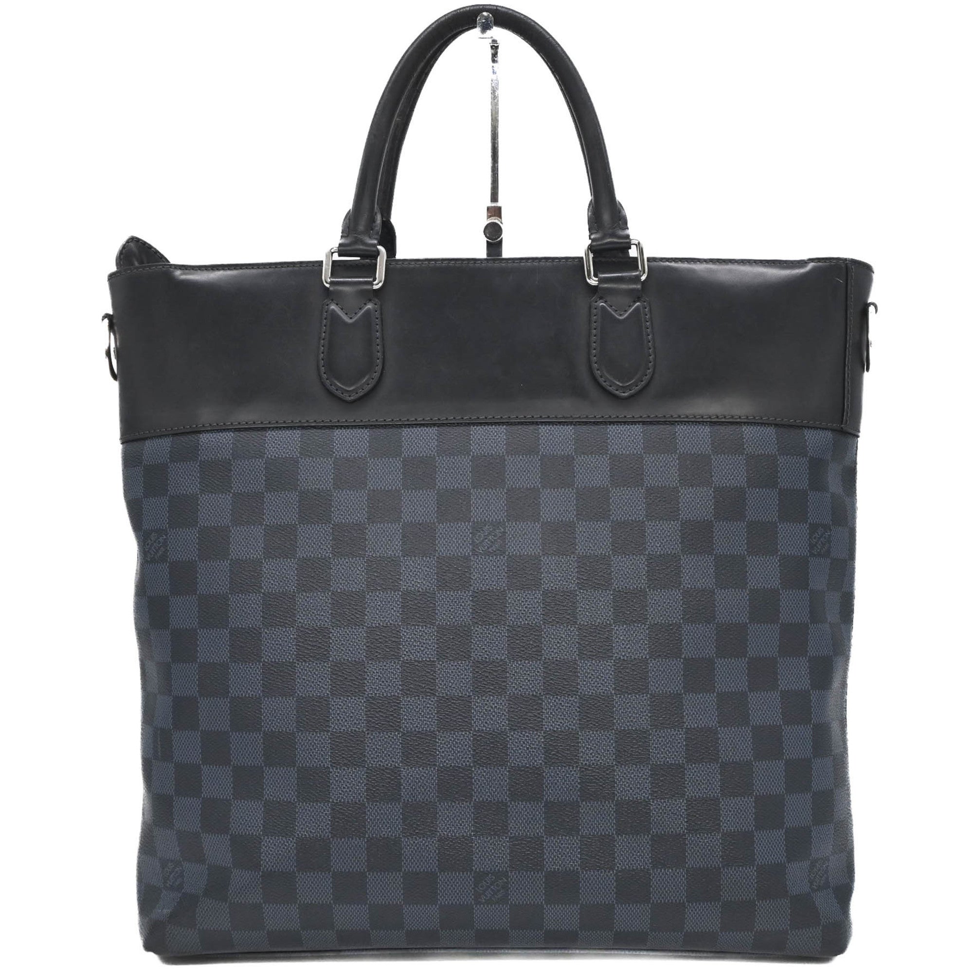 Louis Vuitton Black Cobalt Shoulder Bag Tote Bag