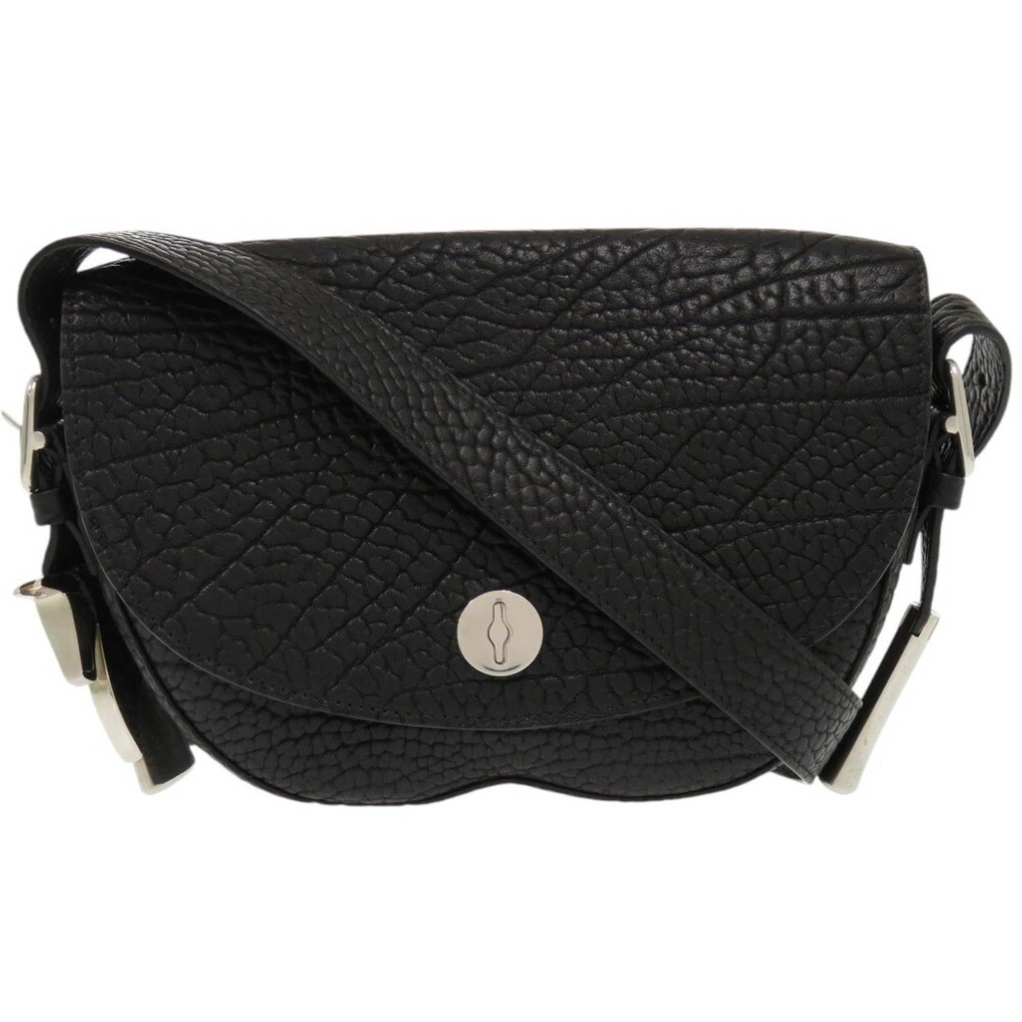 Burberry Black Leather Shoulder Bag