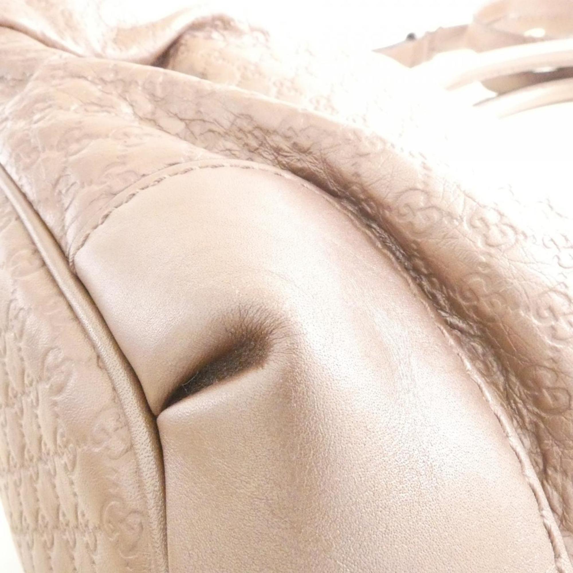 Gucci Light Pink Leather Handbag (Pre-Owned)
