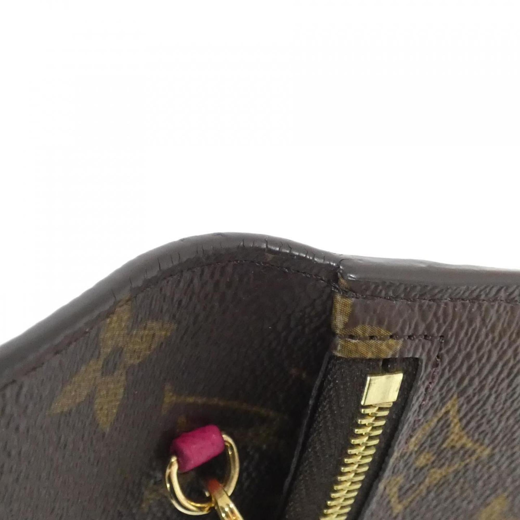 Louis Vuitton Monogram Marron Coated Canvas Handbag Pochette