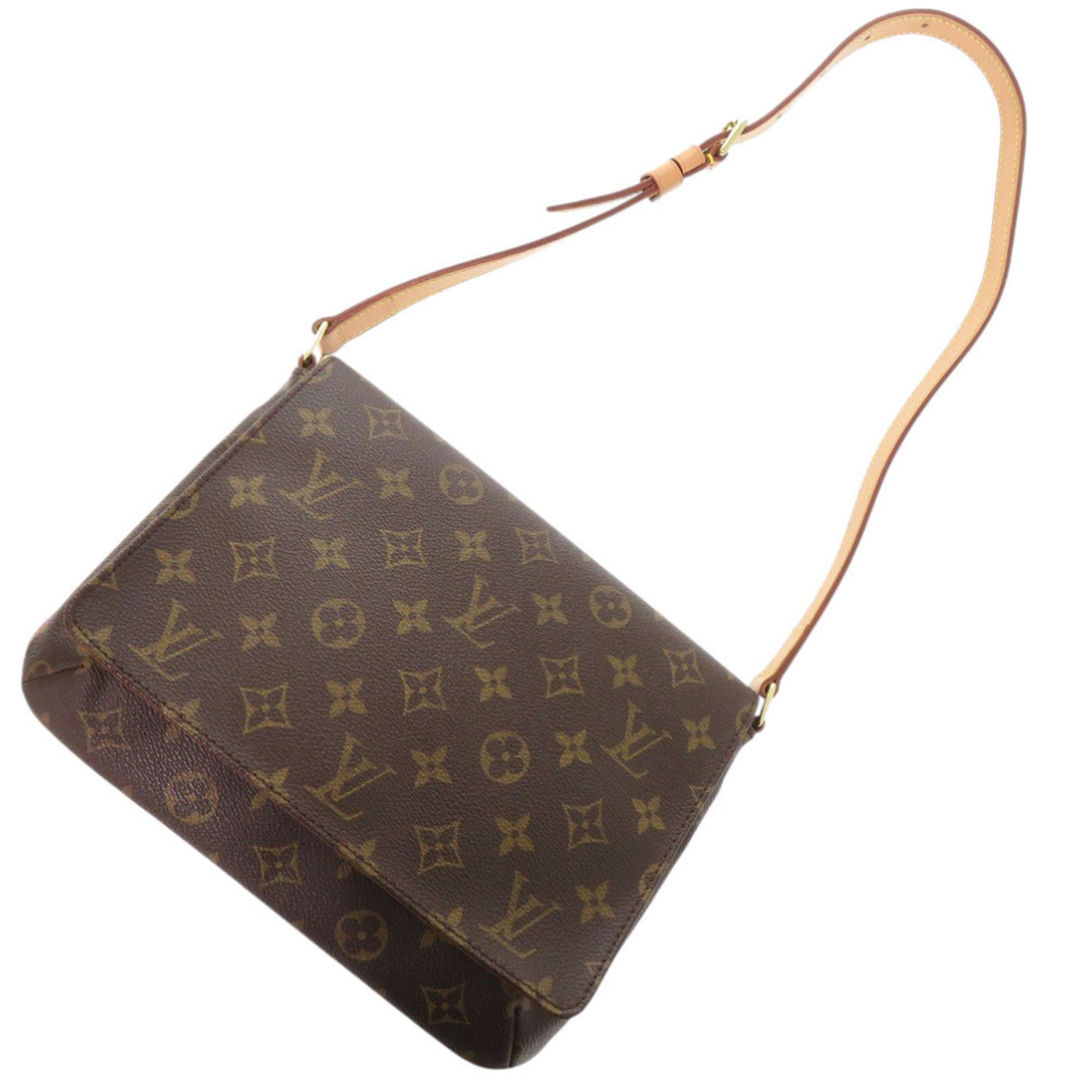 Louis Vuitton Brown Monogram Canvas Shoulder Bag