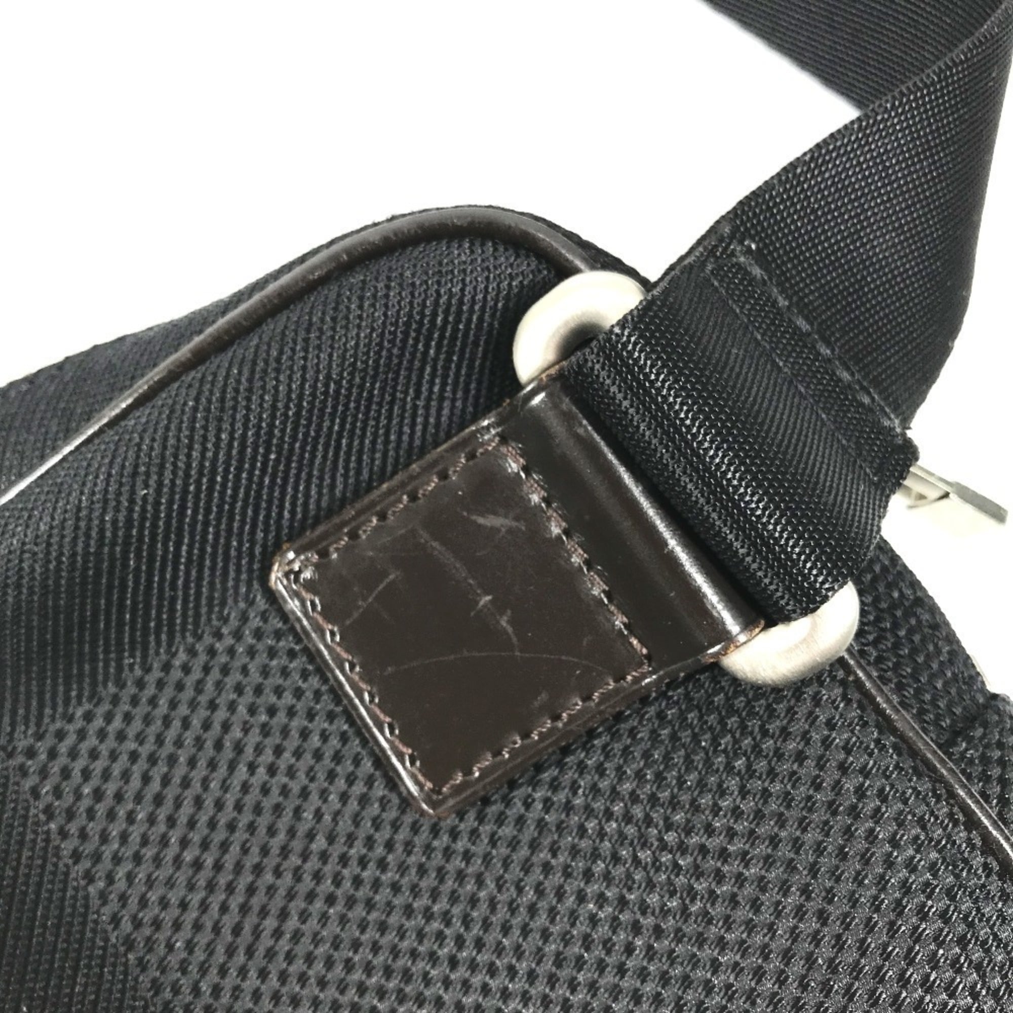 Louis Vuitton Black Damier Geant Canvas Shoulder Bag Sling Bag