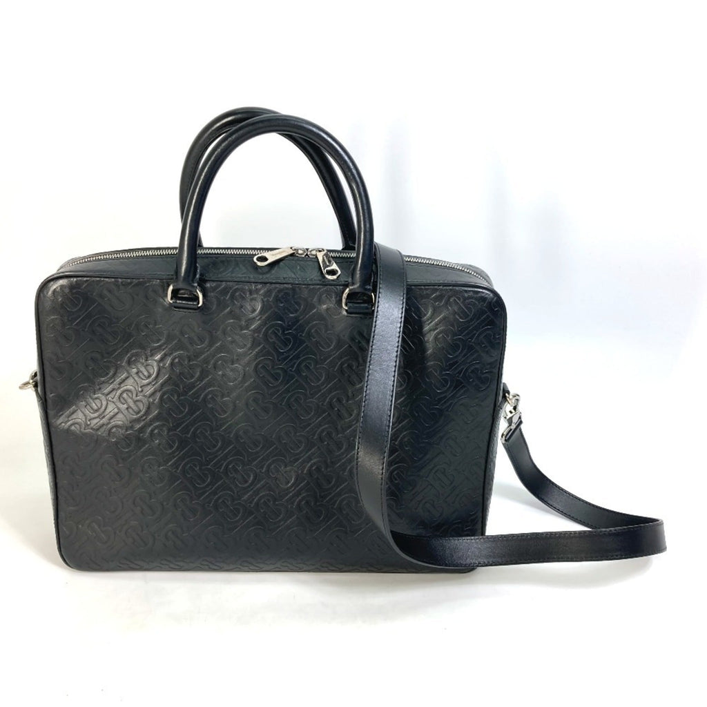 Burberry Black Leather Handbag Shoulder Bag