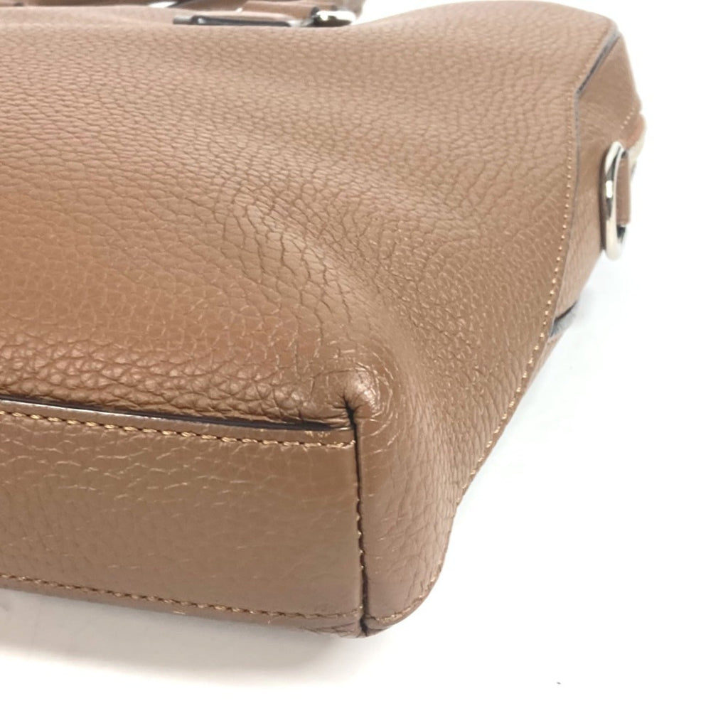 Louis Vuitton Brown Leather Briefcase Handbag Tote Bag