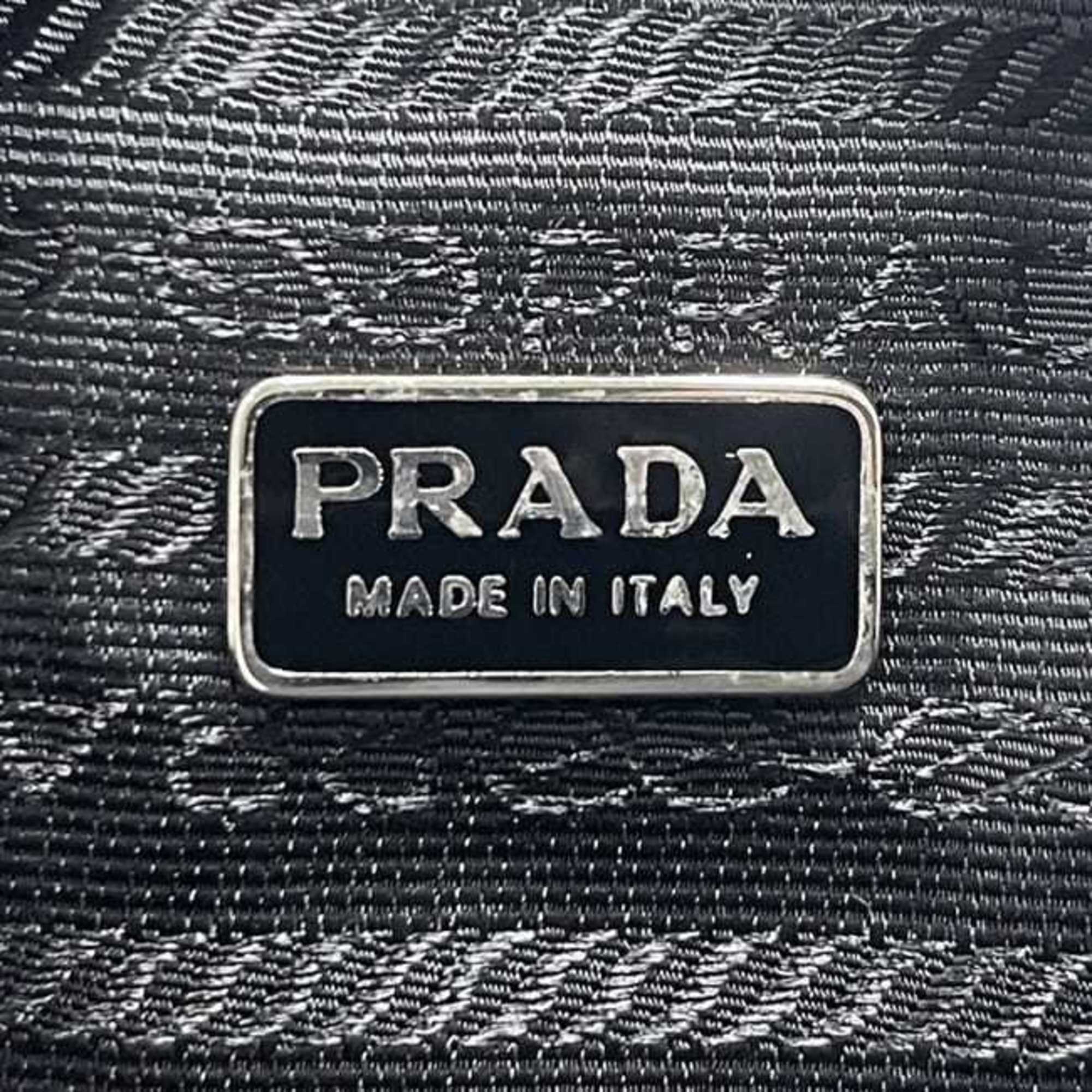 Prada Black Nero Leather Coin Purse/Coin Case