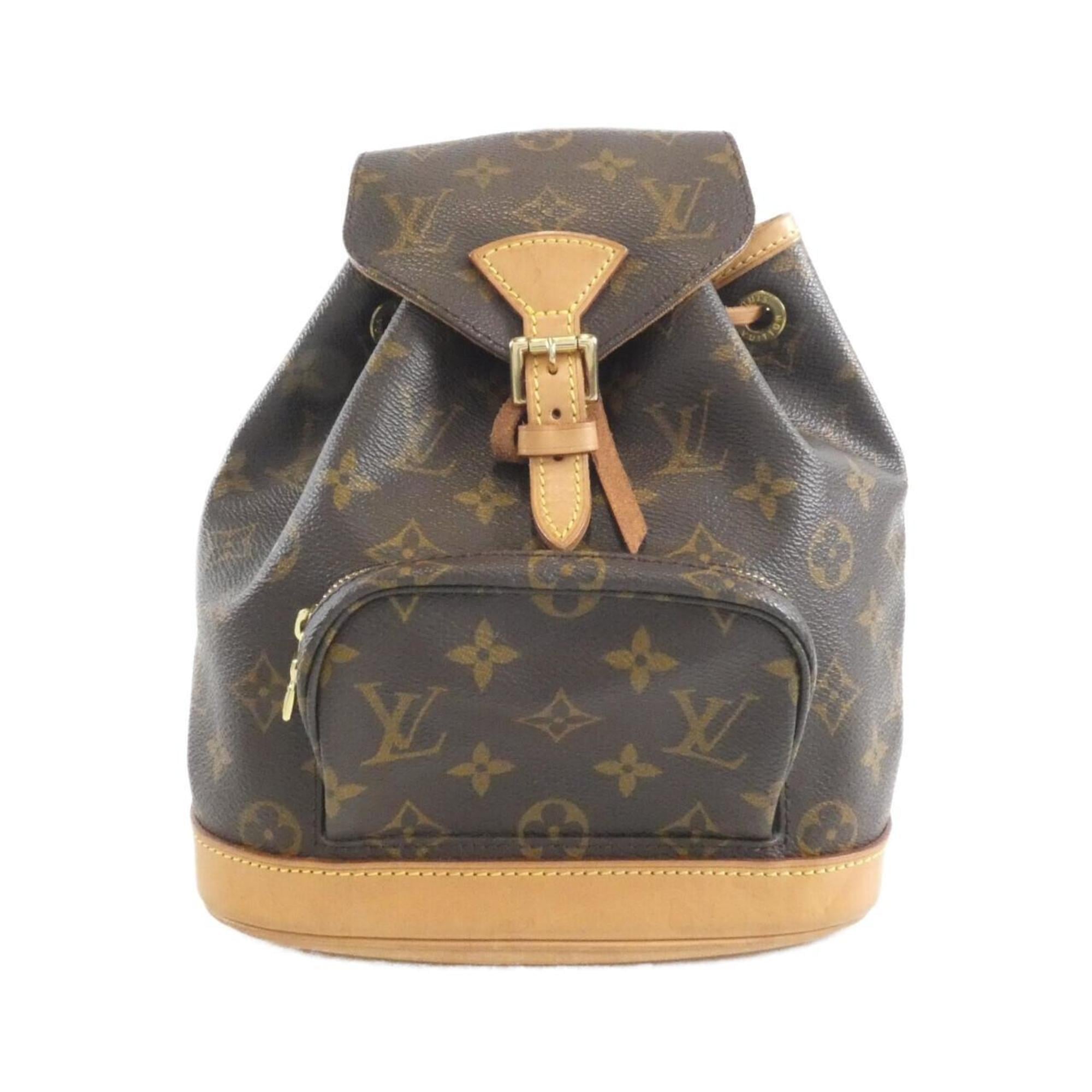 Louis Vuitton Monogram Mini Marron Coated Canvas Backpack
