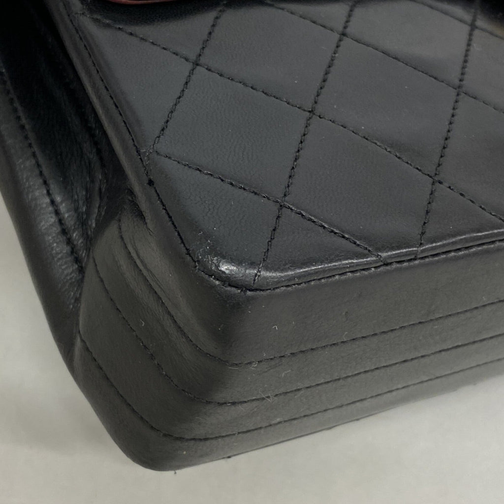 Chanel Black Leather Shoulder Bag
