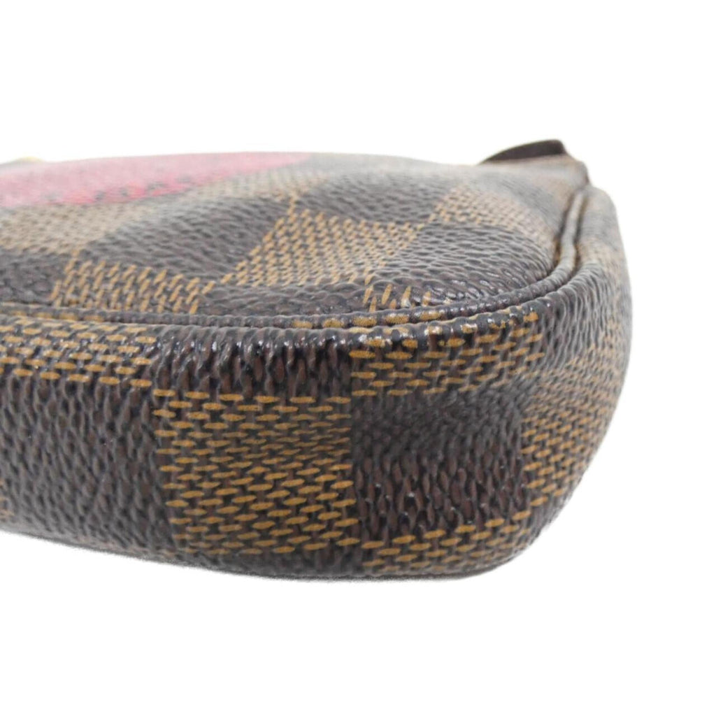 Louis Vuitton Damier Canvas Ebene Coated Canvas Pochette Pouch