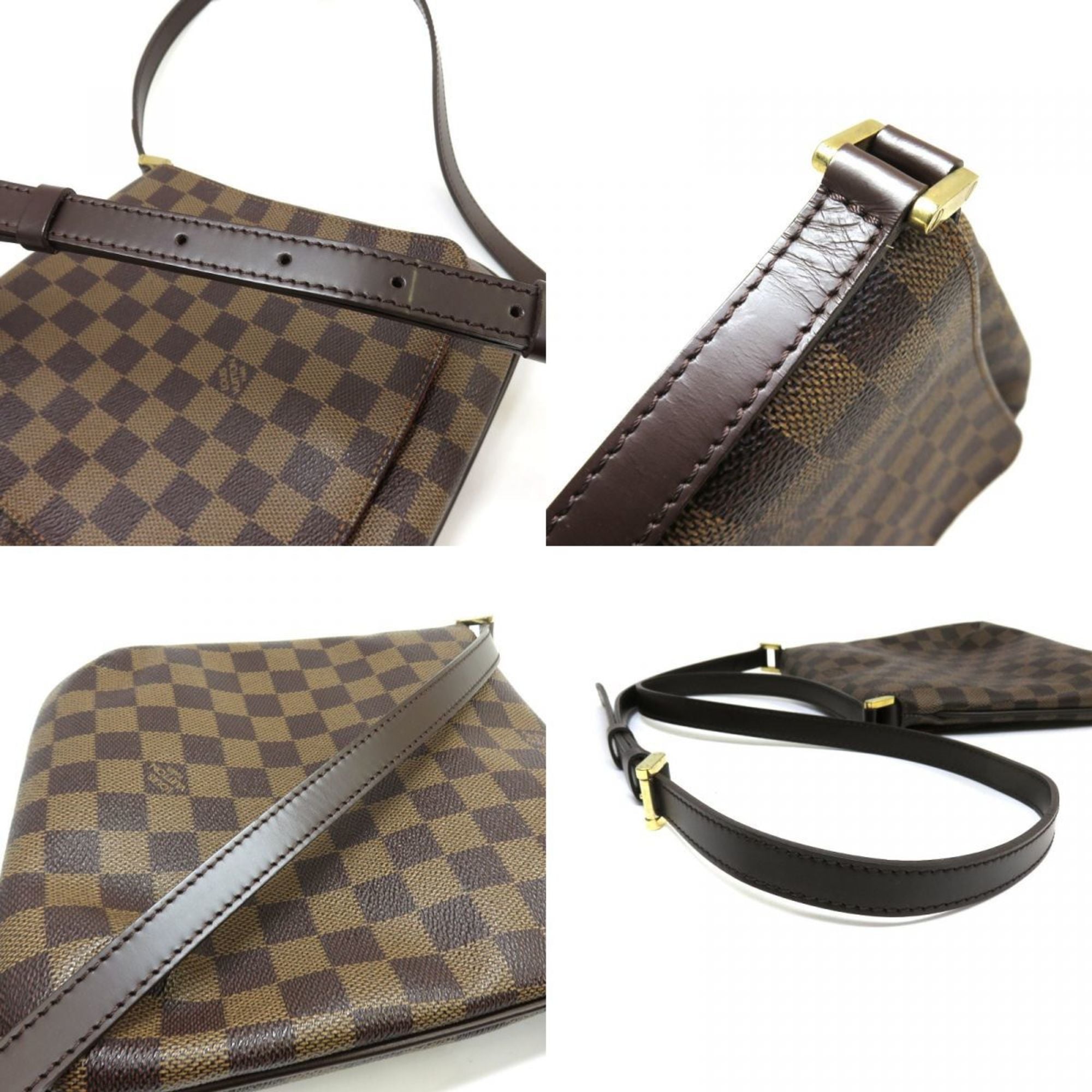 Louis Vuitton Brown Ebene Damier Canvas Shoulder Bag
