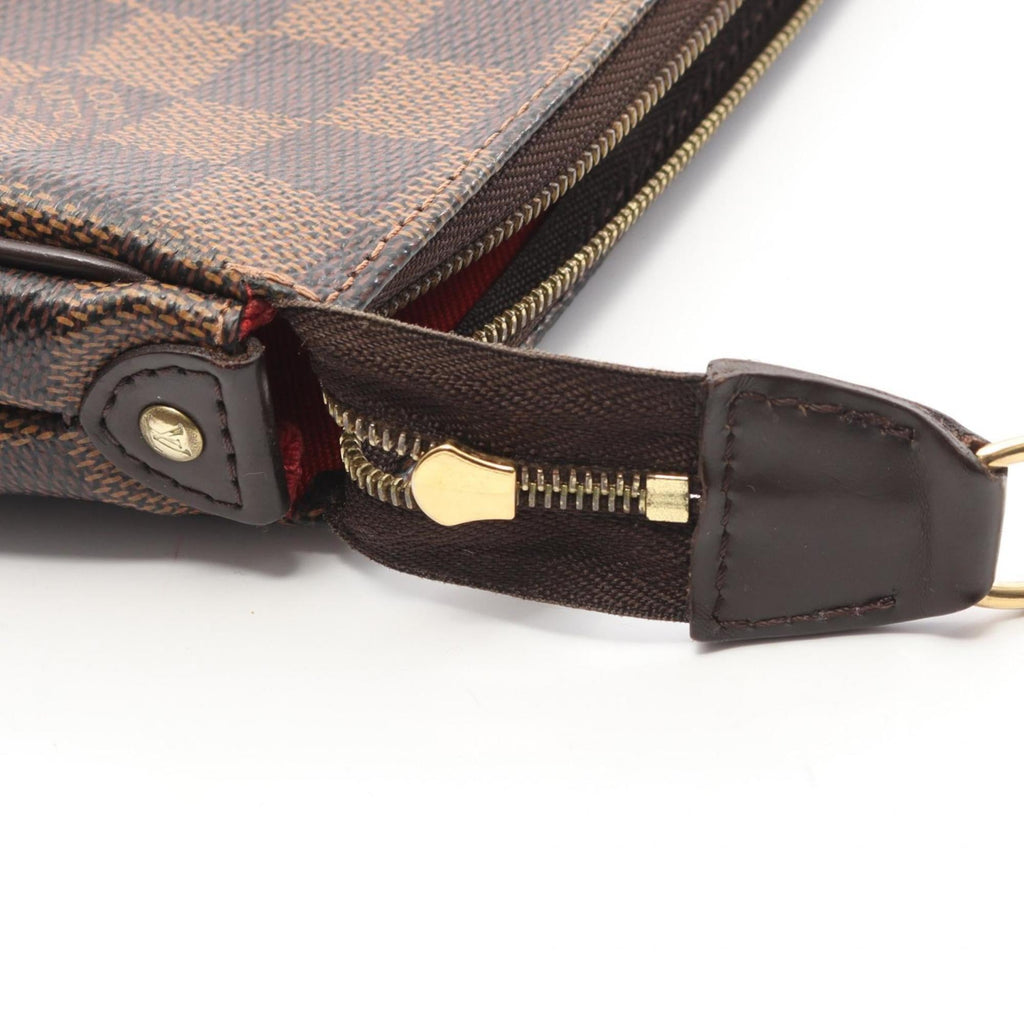 Louis Vuitton Brown Ebene Coated Canvas Leather Handbag