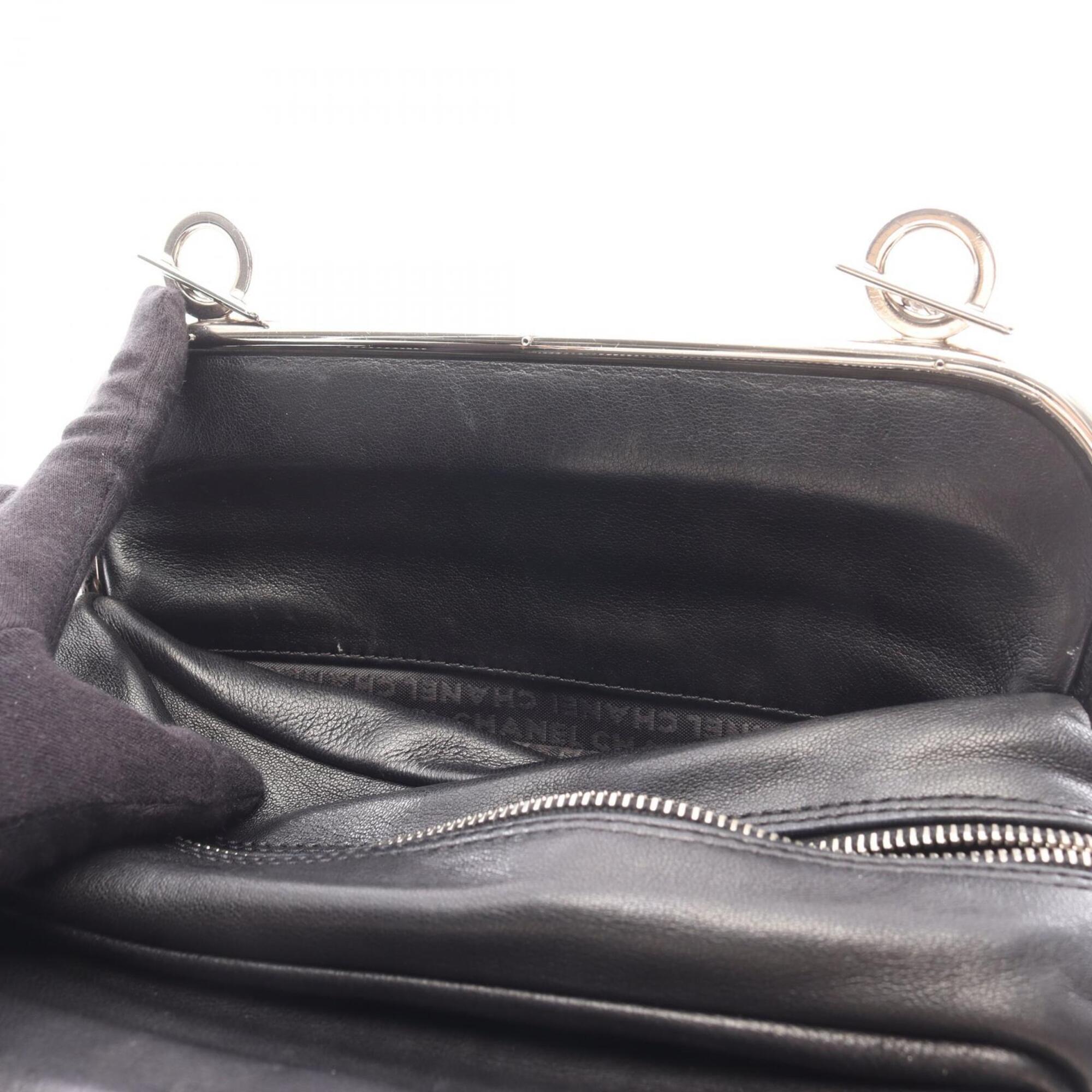 Chanel Black Leather Handbag