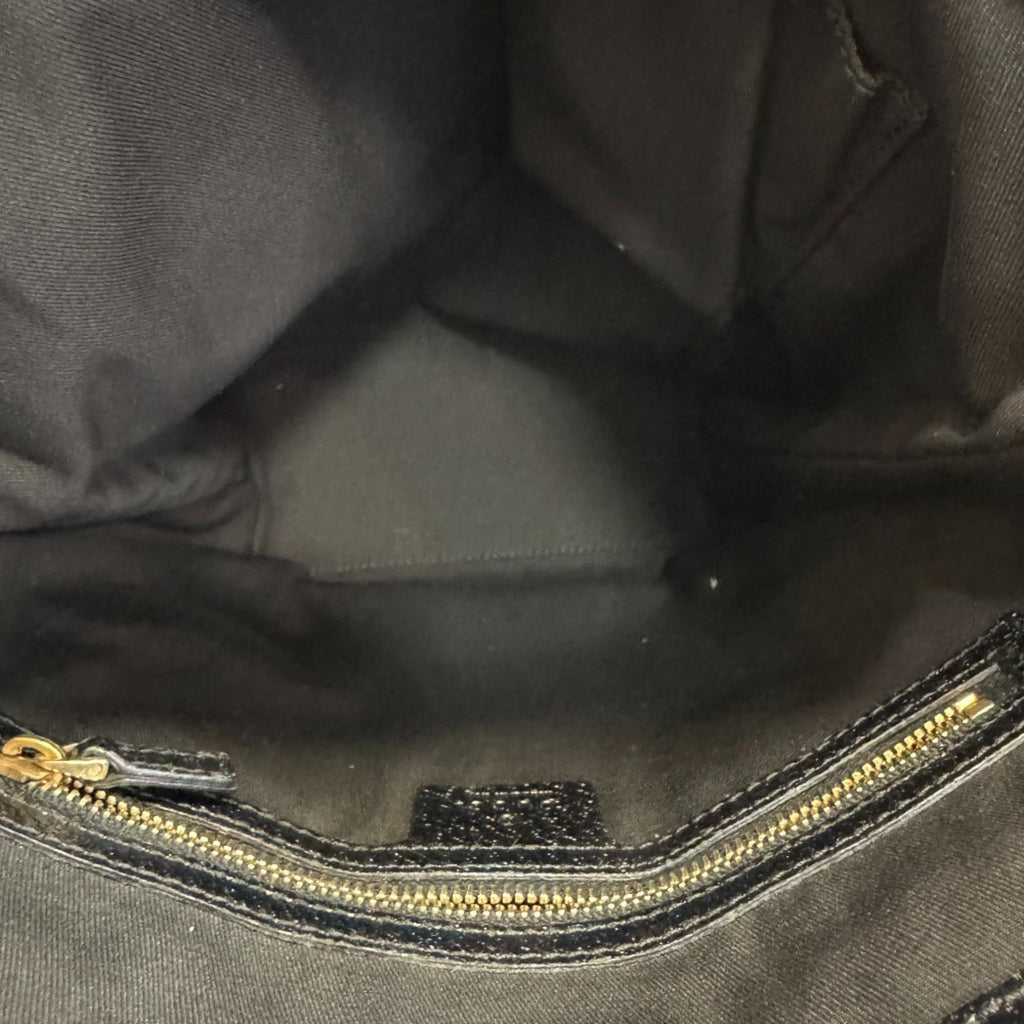 Gucci Black Canvas Tote Bag (Pre-Owned)