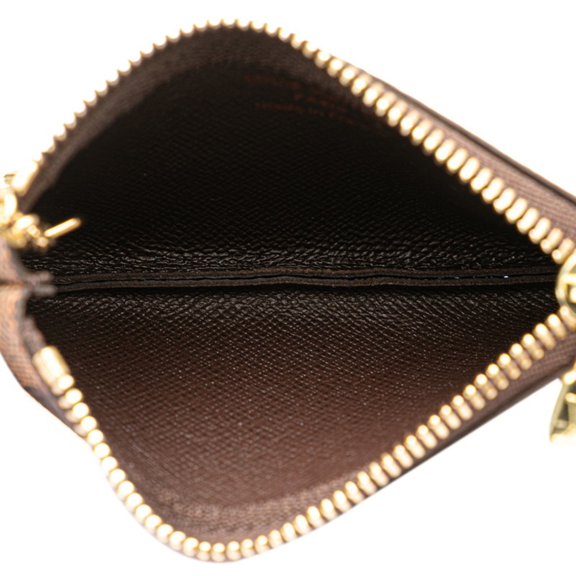 Louis Vuitton Brown Pvc Leather Coin Purse/Coin Case