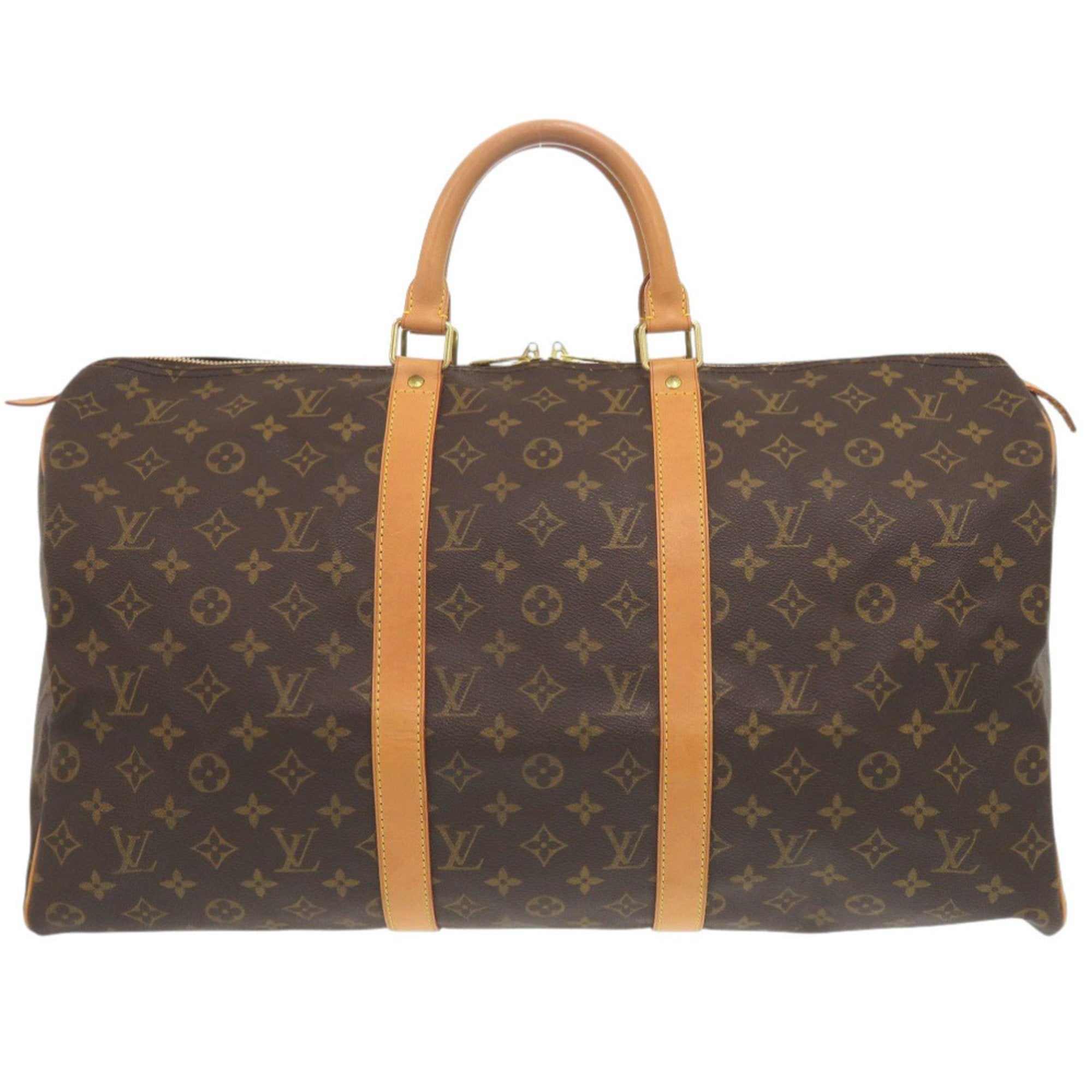 Louis Vuitton Brown Monogram Canvas Boston Bag