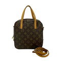 Louis Vuitton Brown Leather Pvc Shoulder Bag