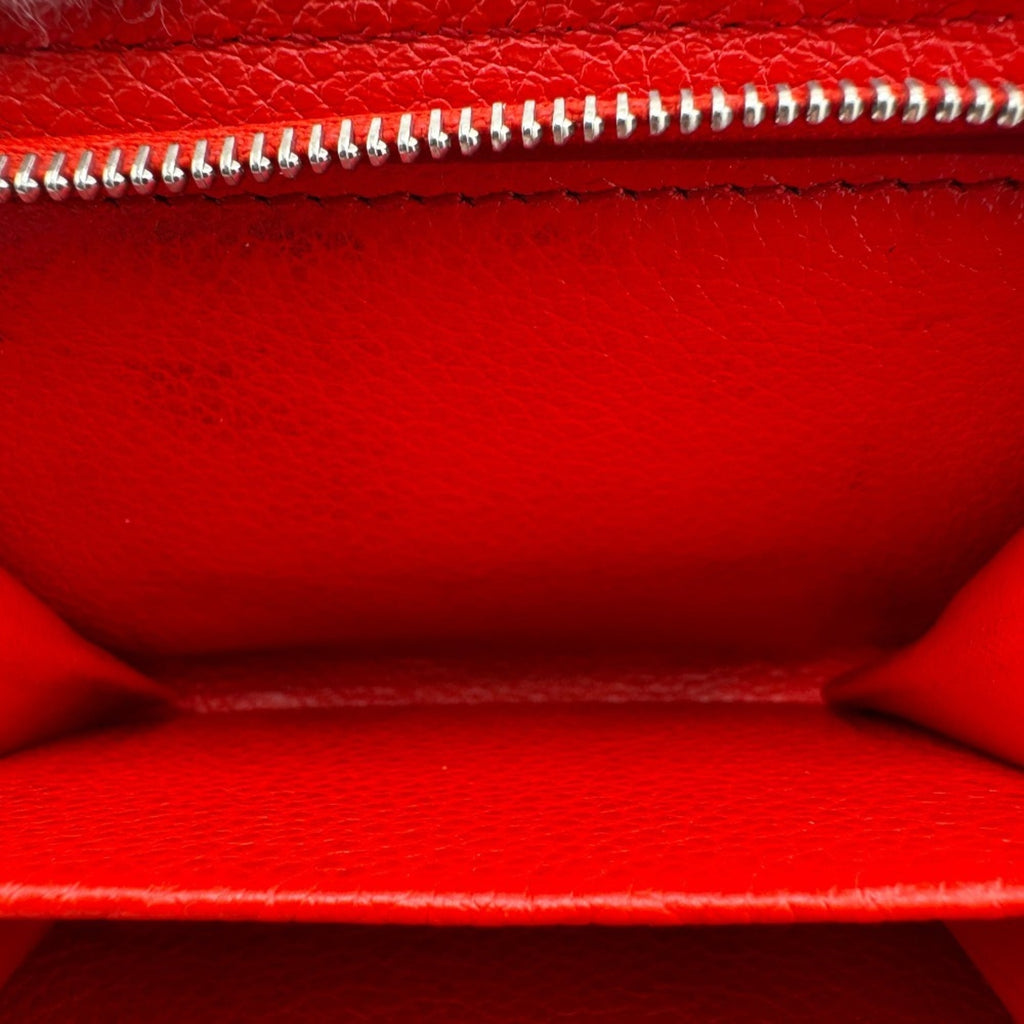 Louis Vuitton Monogram Empreinte Red Color White Leather Wallet