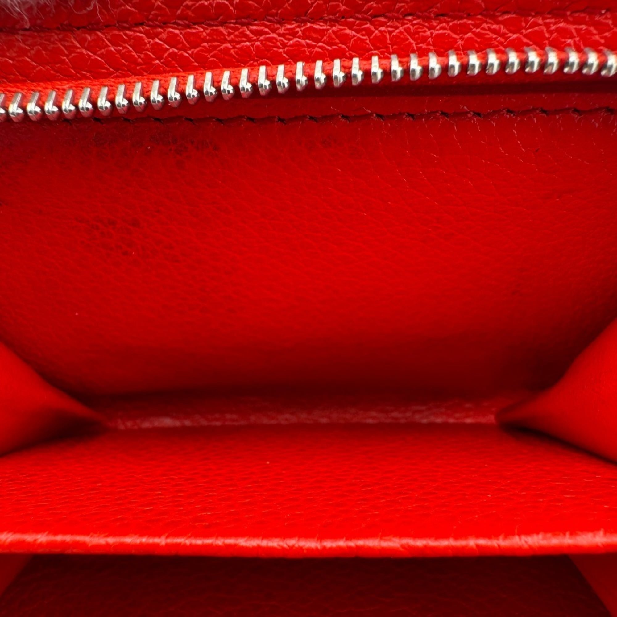 Louis Vuitton Monogram Empreinte Red Color White Leather Wallet
