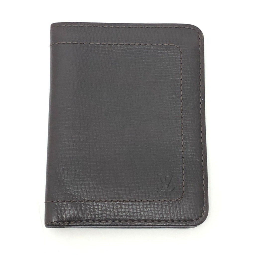 Louis Vuitton Coffee Utah Leather Coin Purse/Coin Case