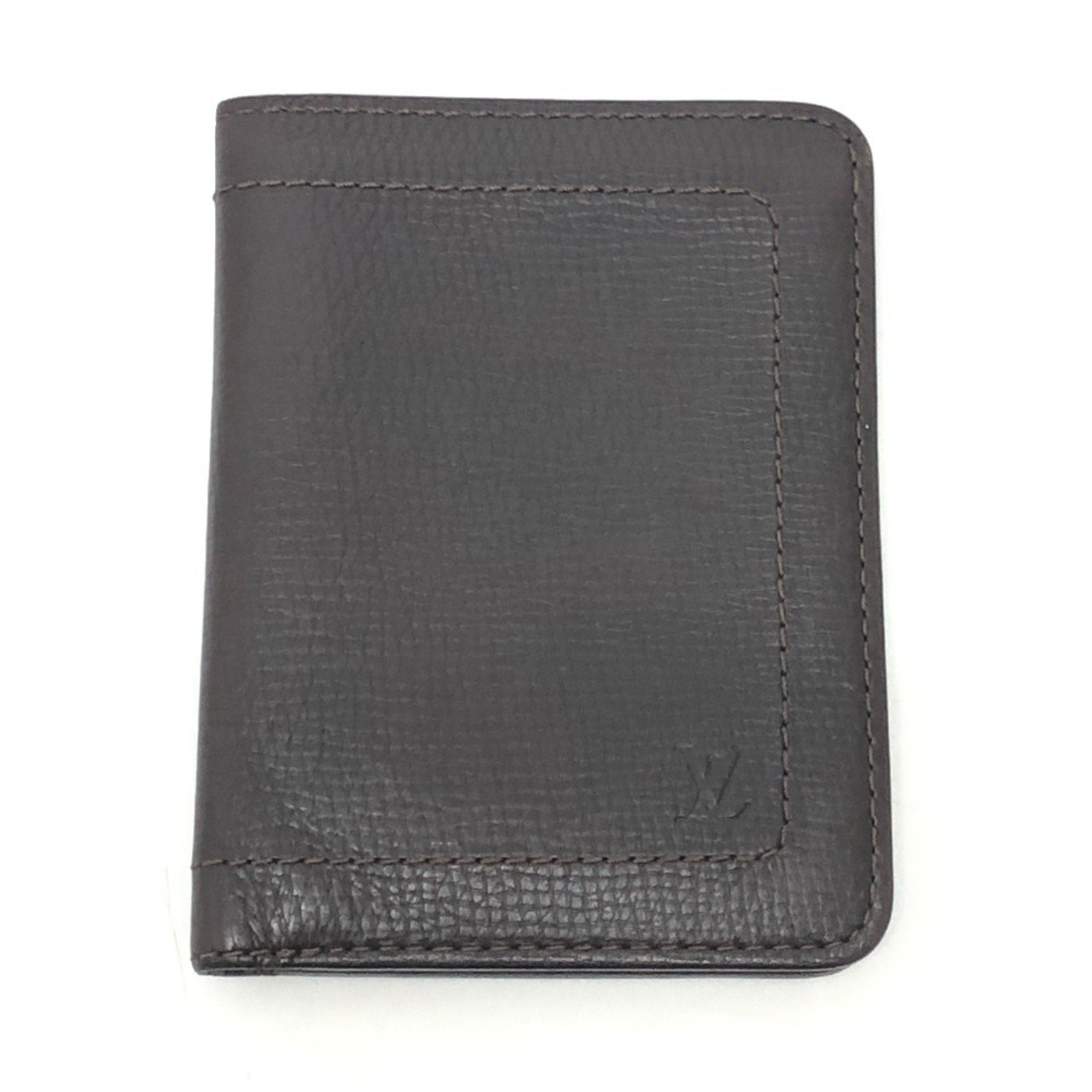 Louis Vuitton Coffee Utah Leather Coin Purse/Coin Case