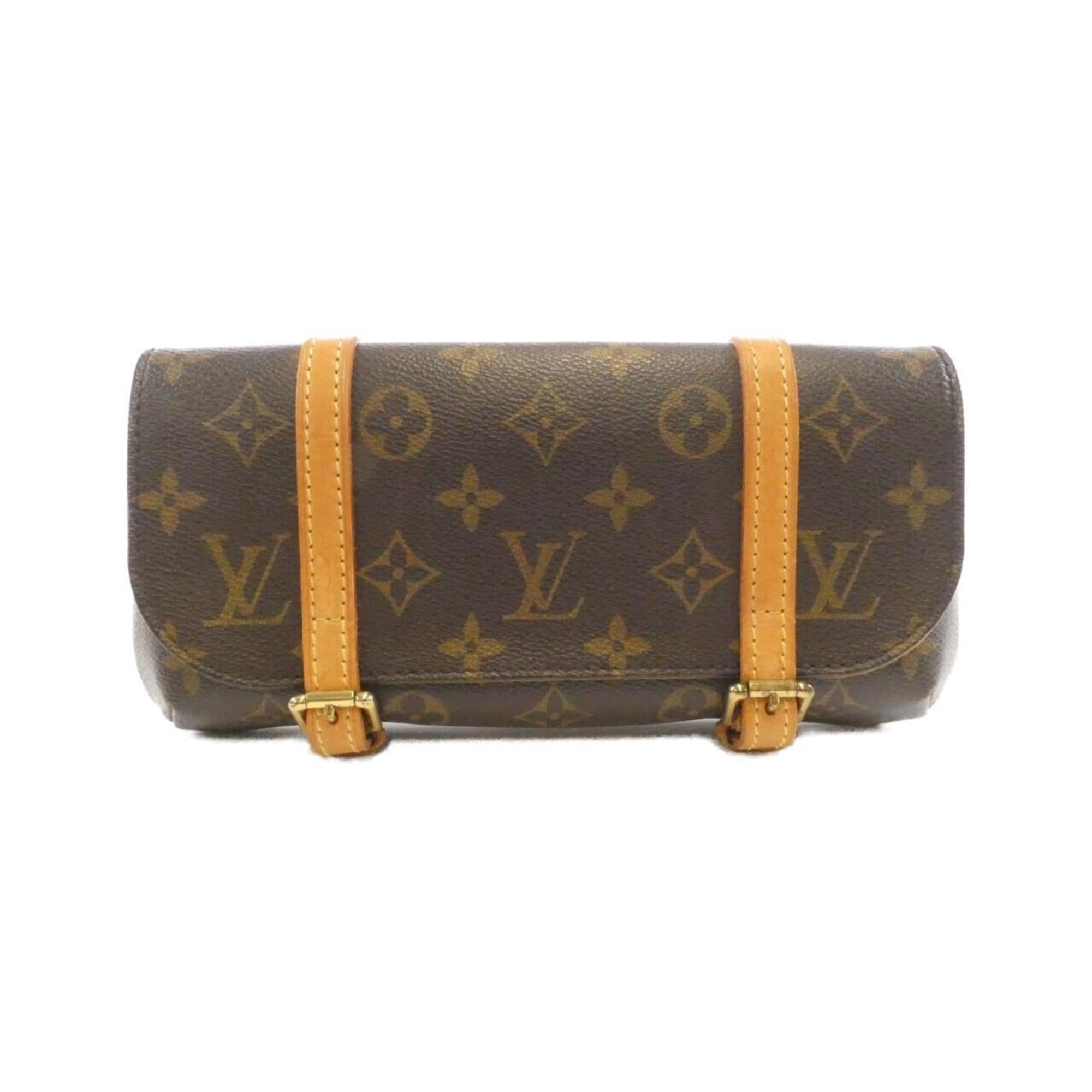 Louis Vuitton Brown Coated Canvas Fanny Pack Pochette
