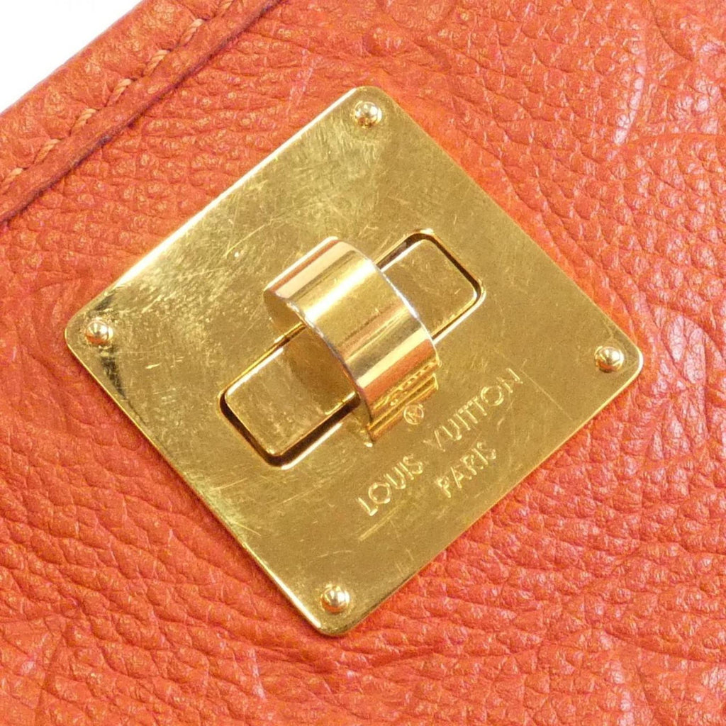 Louis Vuitton Monogram Empreinte Gold Leather Handbag