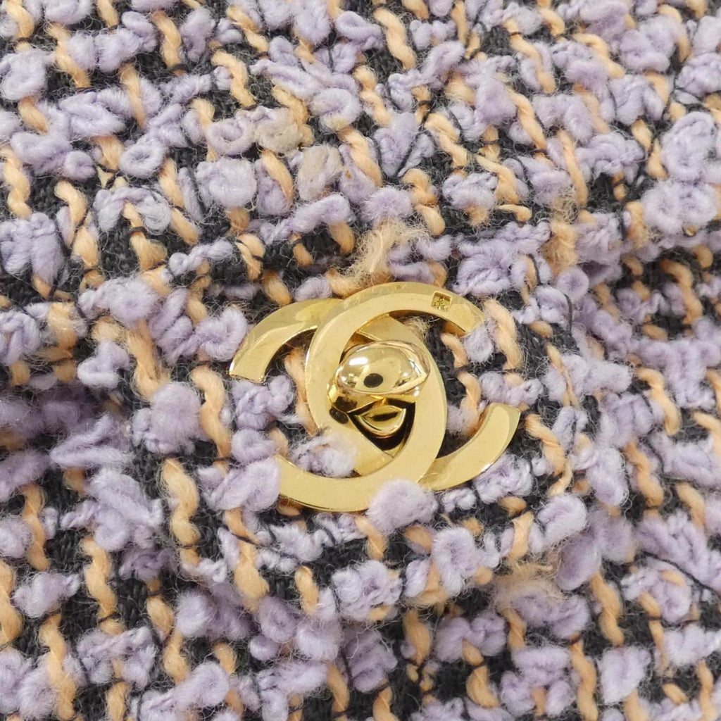 Chanel Light Purple Tweed Handbag