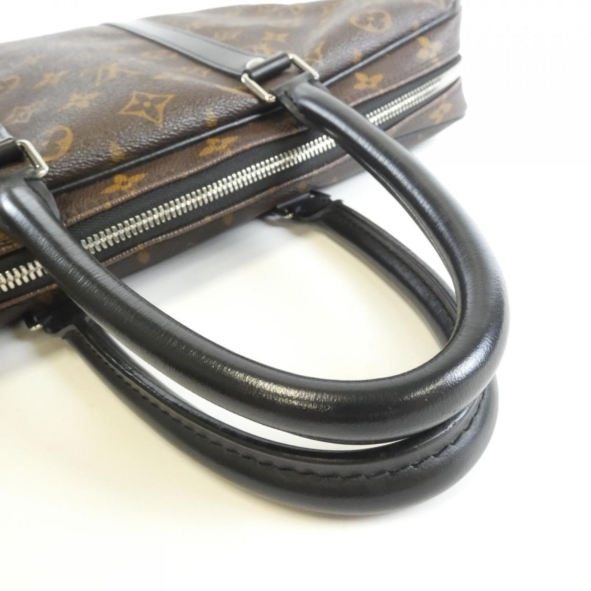 Louis Vuitton Marron Coated Canvas Handbag
