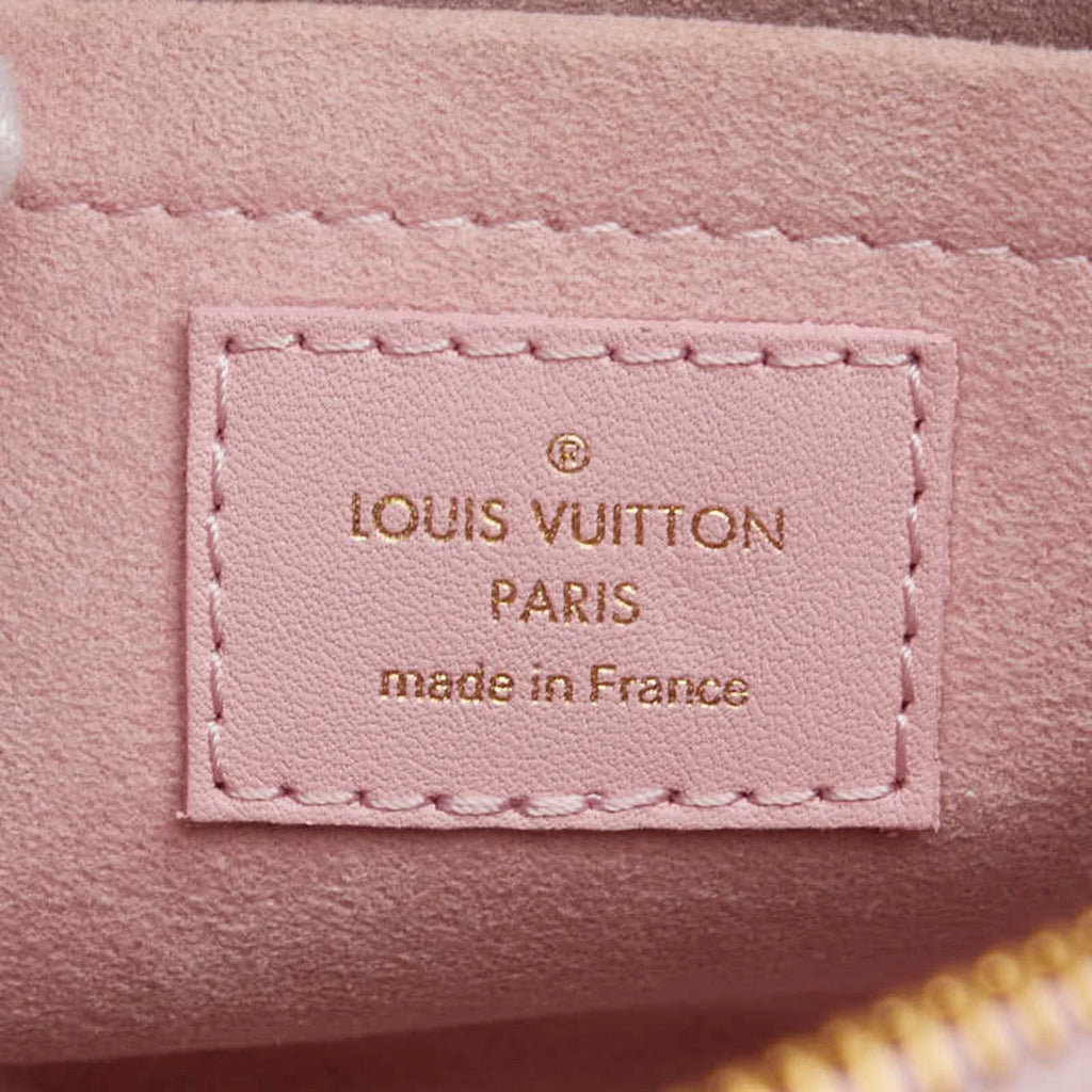 Louis Vuitton Pink Leather Shoulder Bag