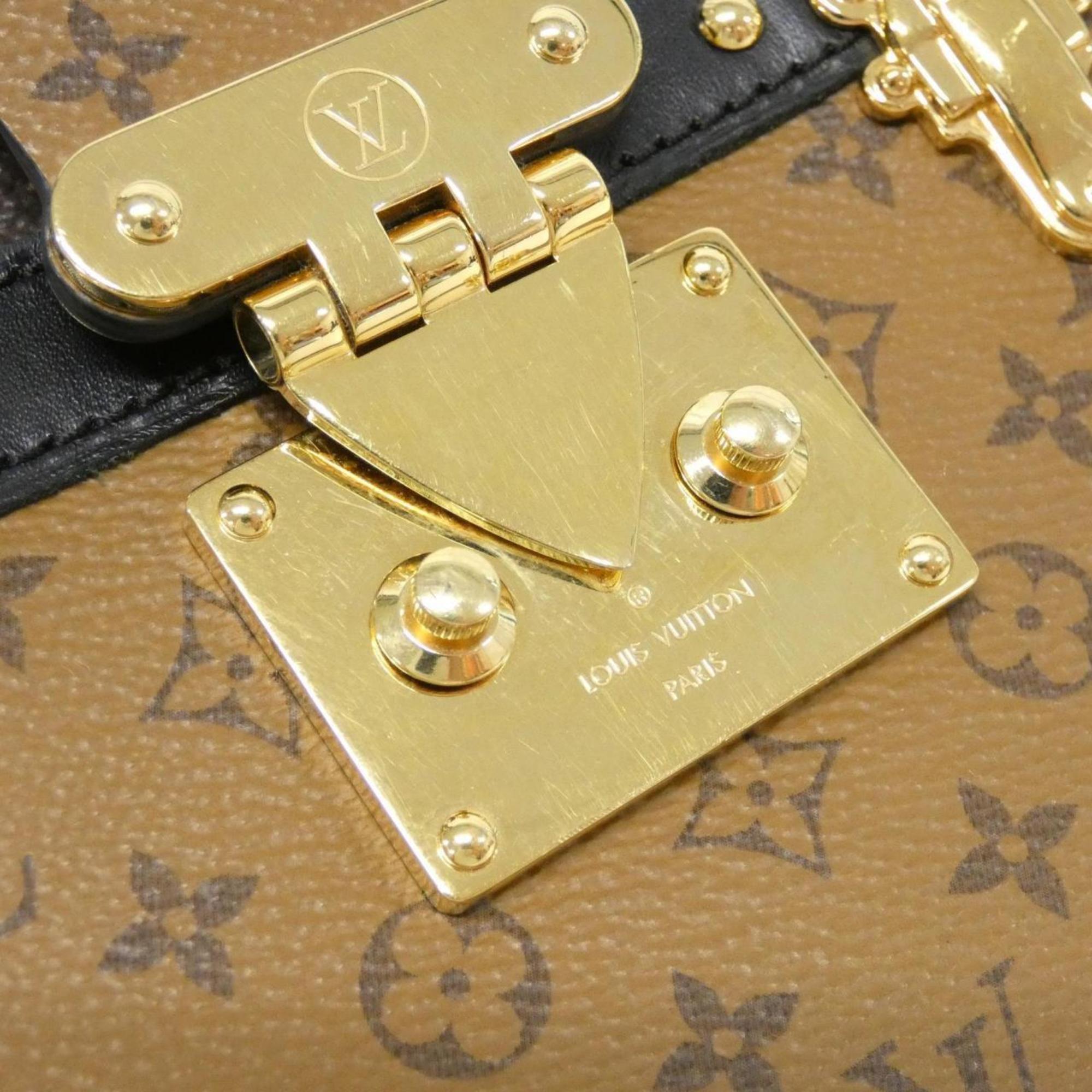 Louis Vuitton Marron Coated Canvas Shoulder Bag