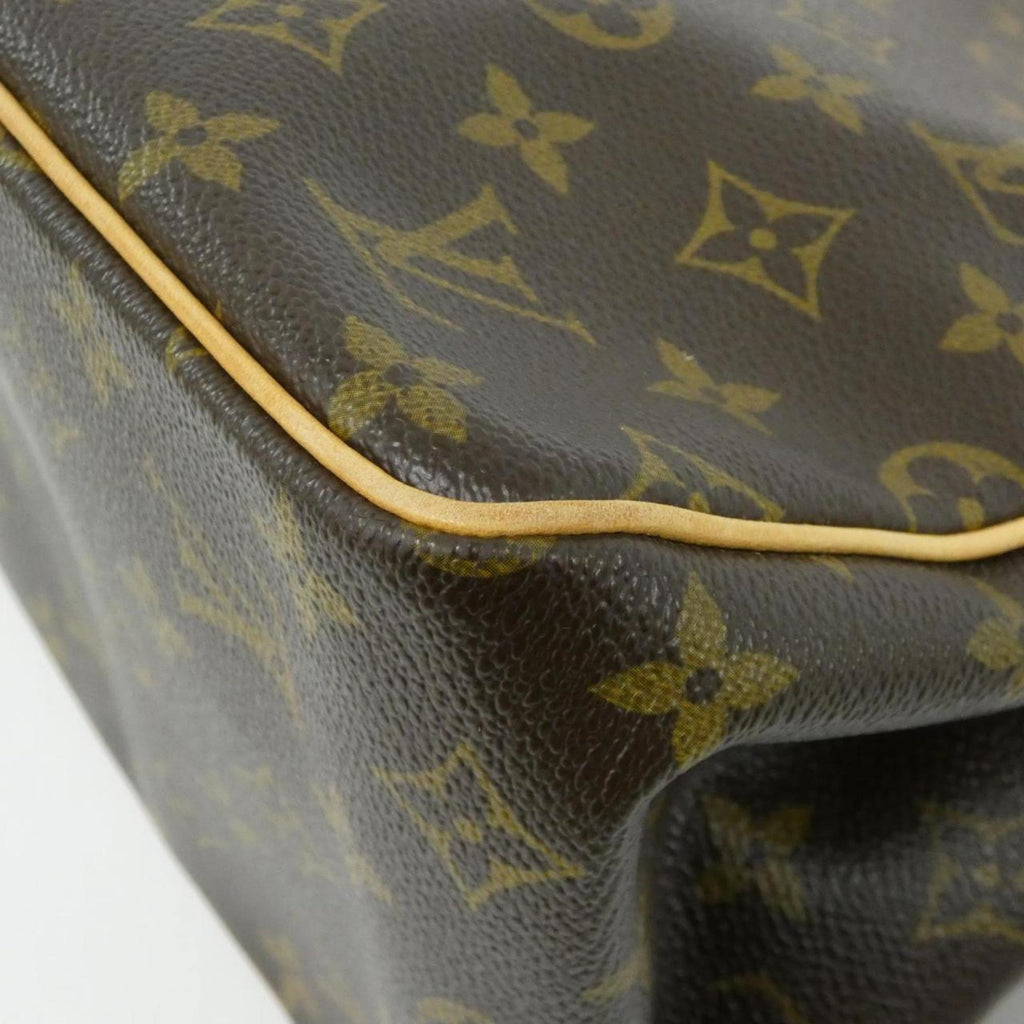 Louis Vuitton Brown Coated Canvas Handbag