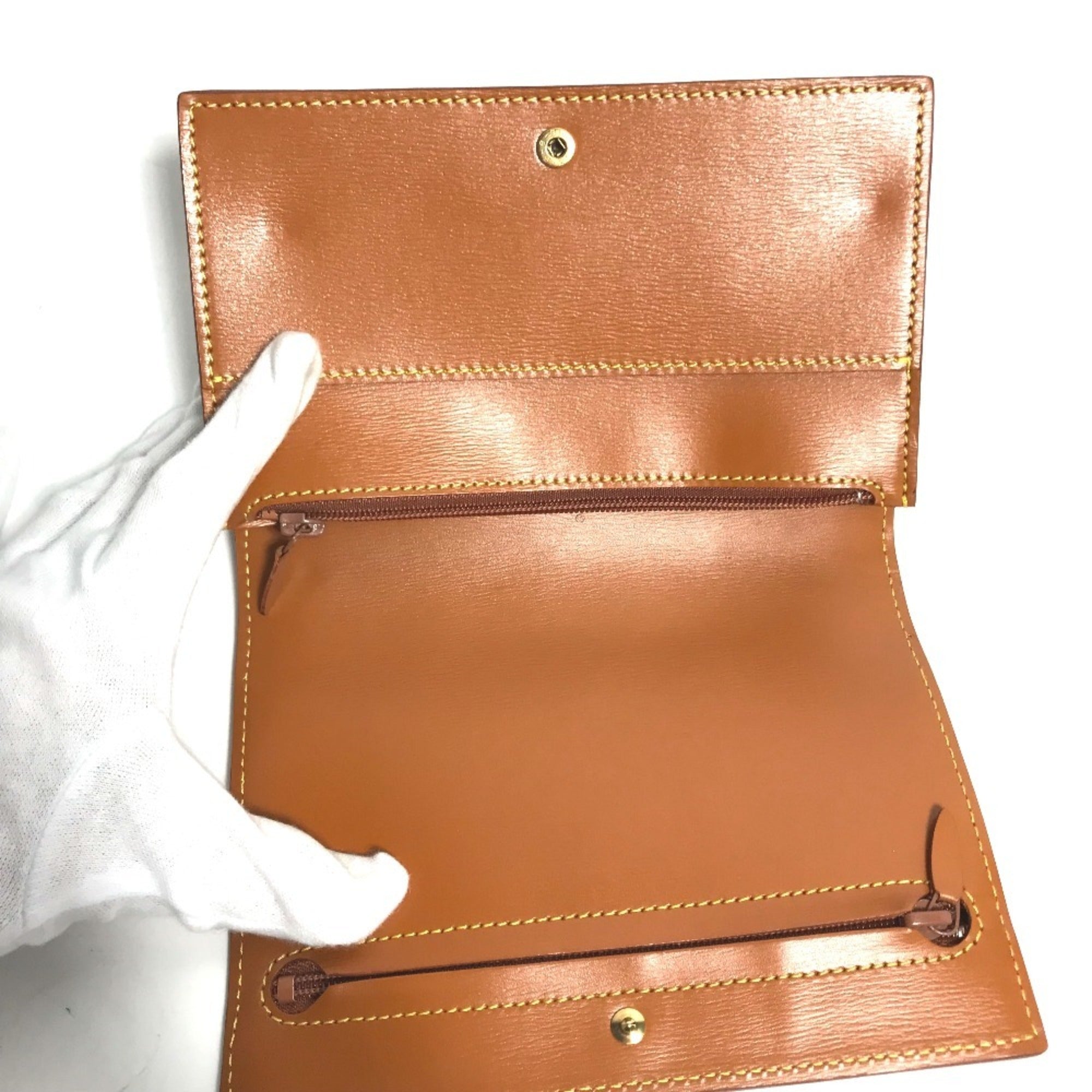 Louis Vuitton Brown Kenyan Brown Epi Leather Pouch