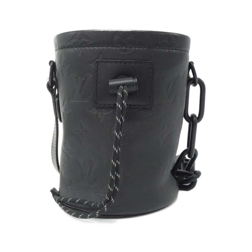 Louis Vuitton Black Leather Shoulder Bag