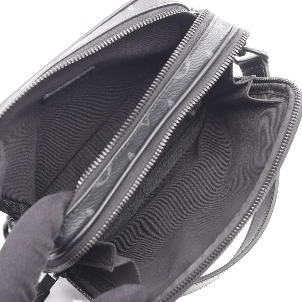 Louis Vuitton Black Coated Canvas Shoulder Bag