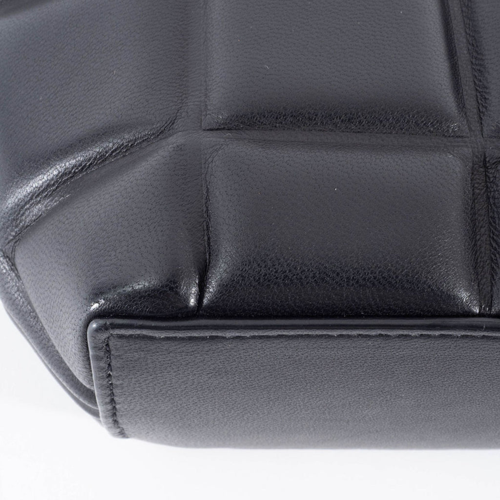 Bottega Veneta Black Leather Shoulder Bag
