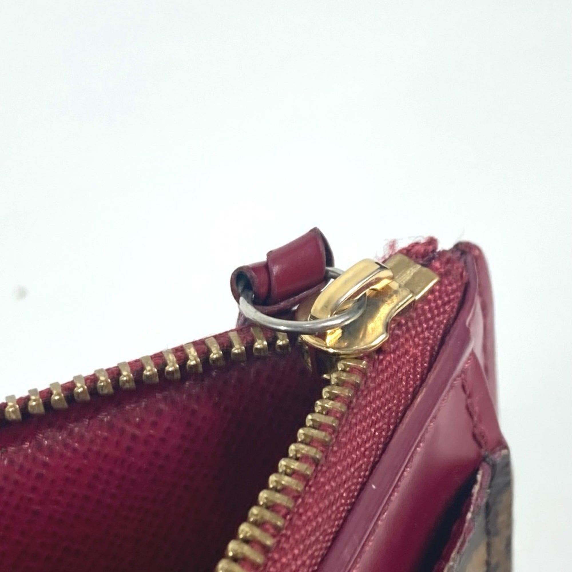 Louis Vuitton Monogram Brown Purple Monogram Coin Purse/Coin Case