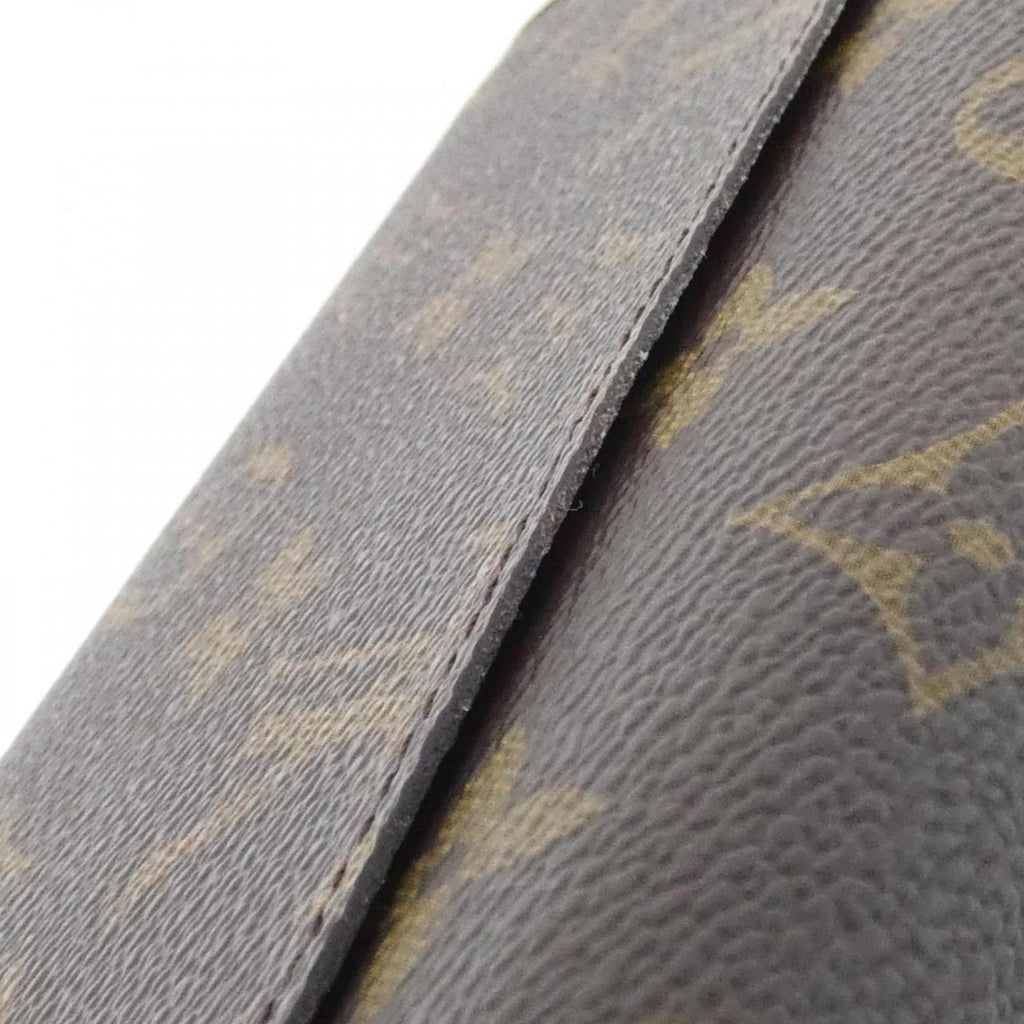 Louis Vuitton Marron Coated Canvas Long Wallet