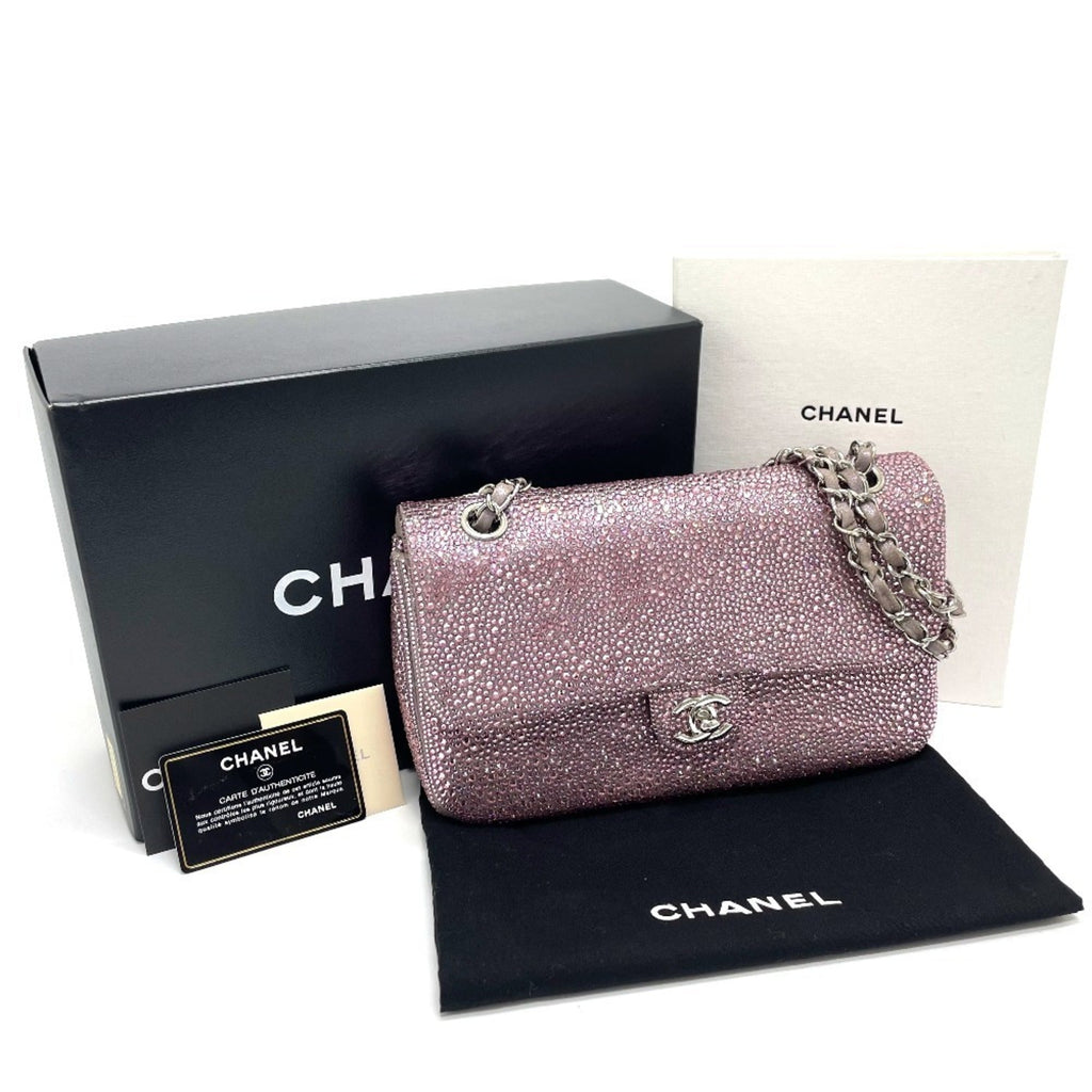 Chanel Pink Suede Shoulder Bag