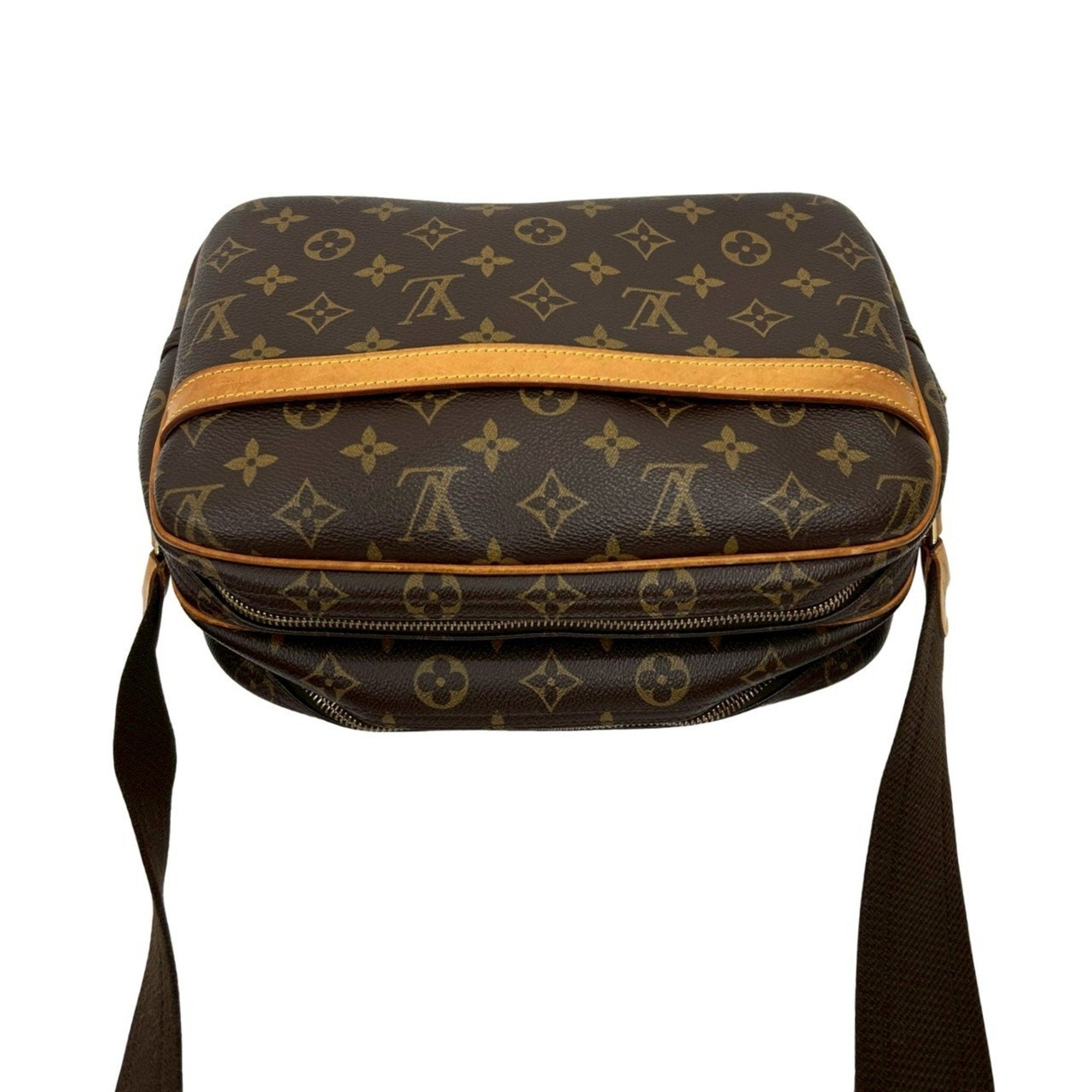 Louis Vuitton Brown Leather Pvc Pochette Shoulder Bag
