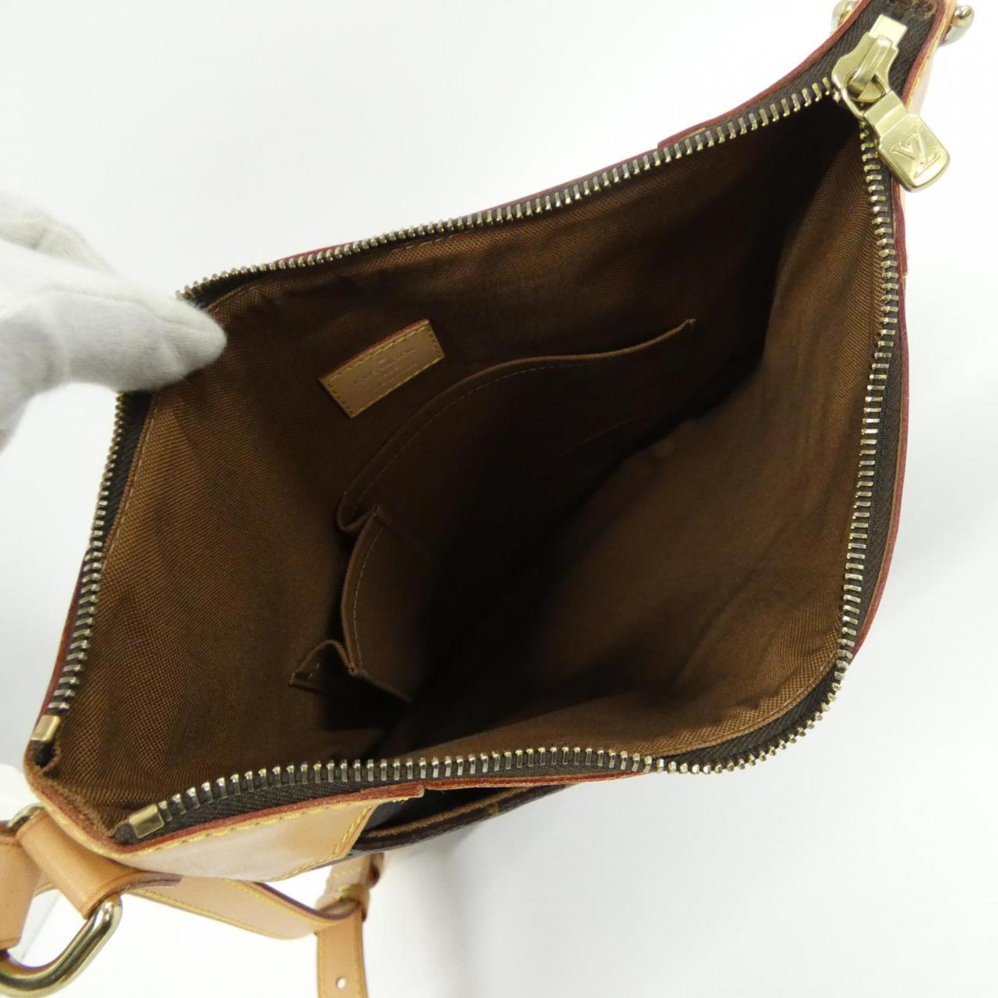 Louis Vuitton Marron Coated Canvas Shoulder Bag