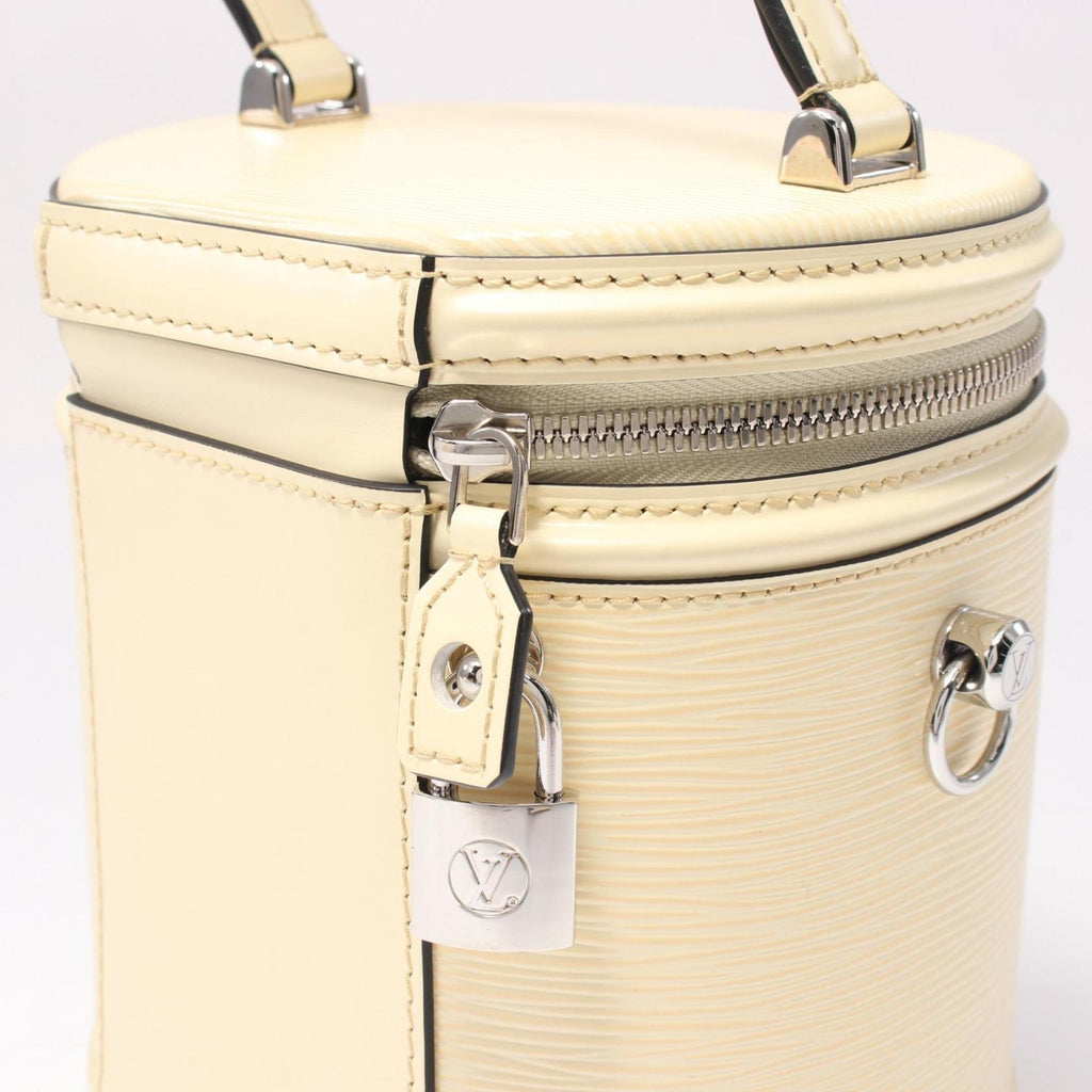 Louis Vuitton Yellow Epi Leather Handbag Vanity Bag