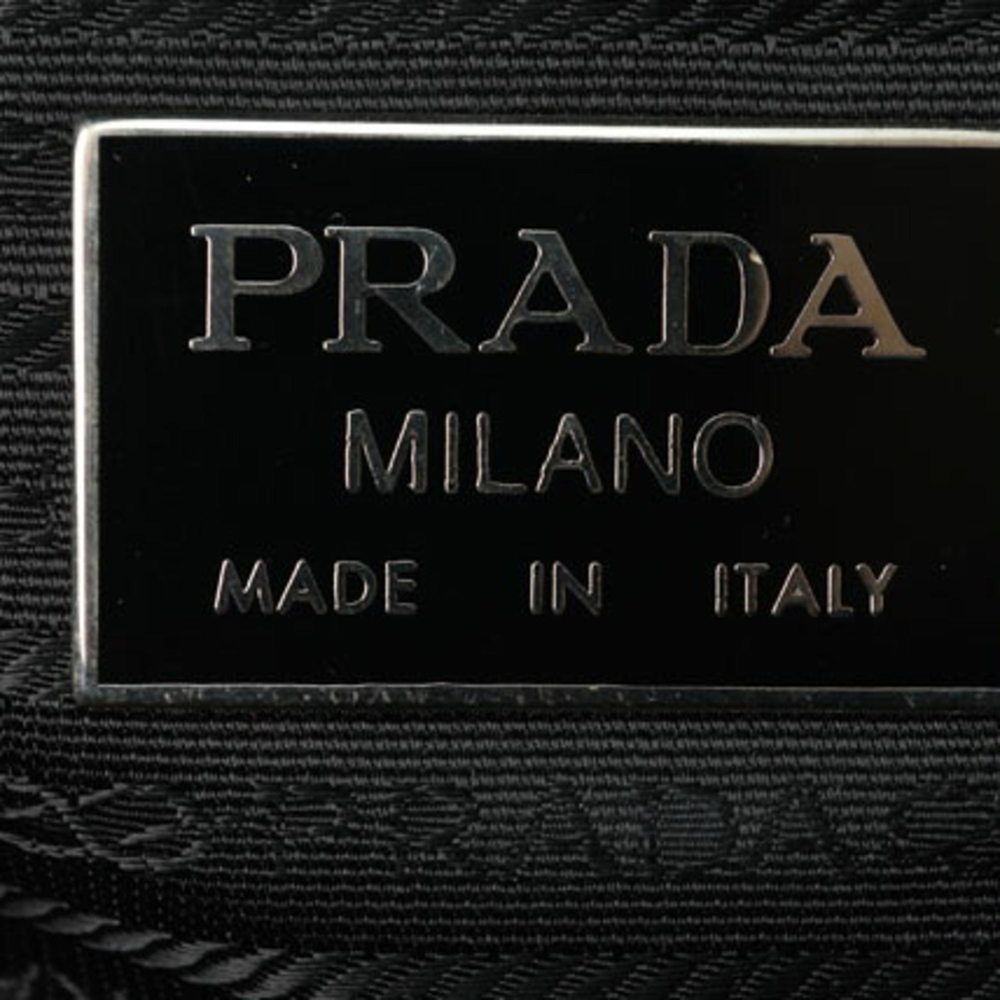 Prada Black Nero Nylon Boston Bag Shoulder Bag