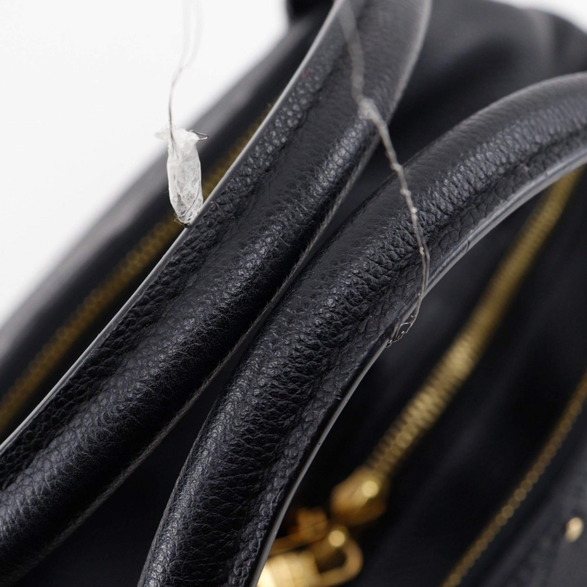 Louis Vuitton Black Noir Monogram Empreinte Handbag