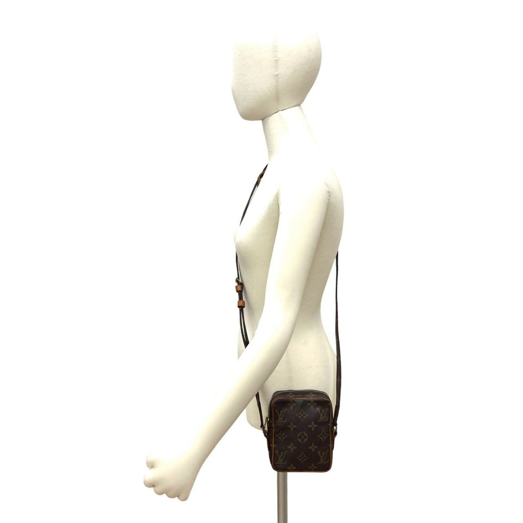 Louis Vuitton Brown Leather Pvc Pochette Shoulder Bag