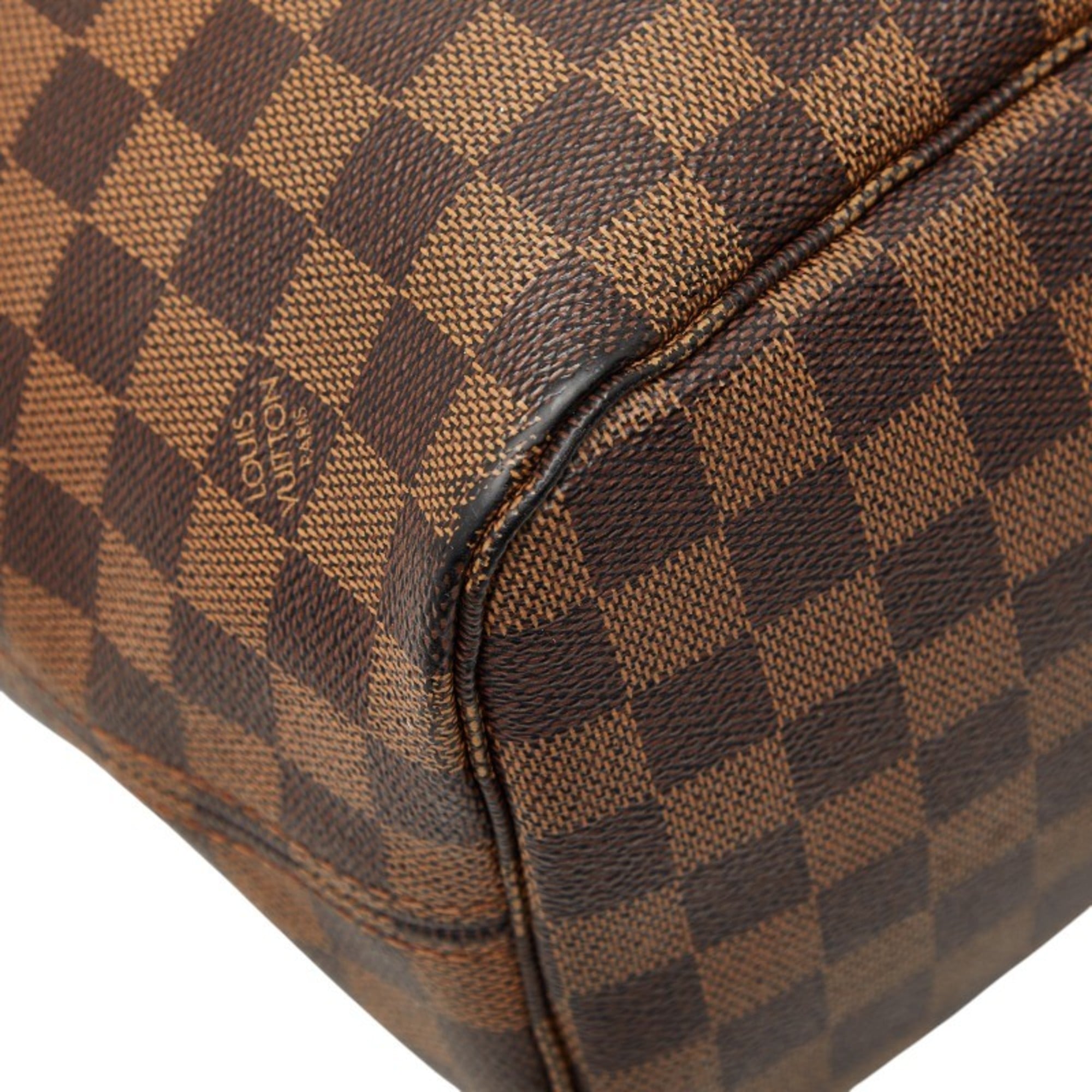 Louis Vuitton Brown Pvc Leather Tote Bag