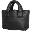 Chanel Black Leather Handbag Tote Bag