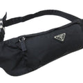 Prada Black Nylon Fanny Pack Sling Bag