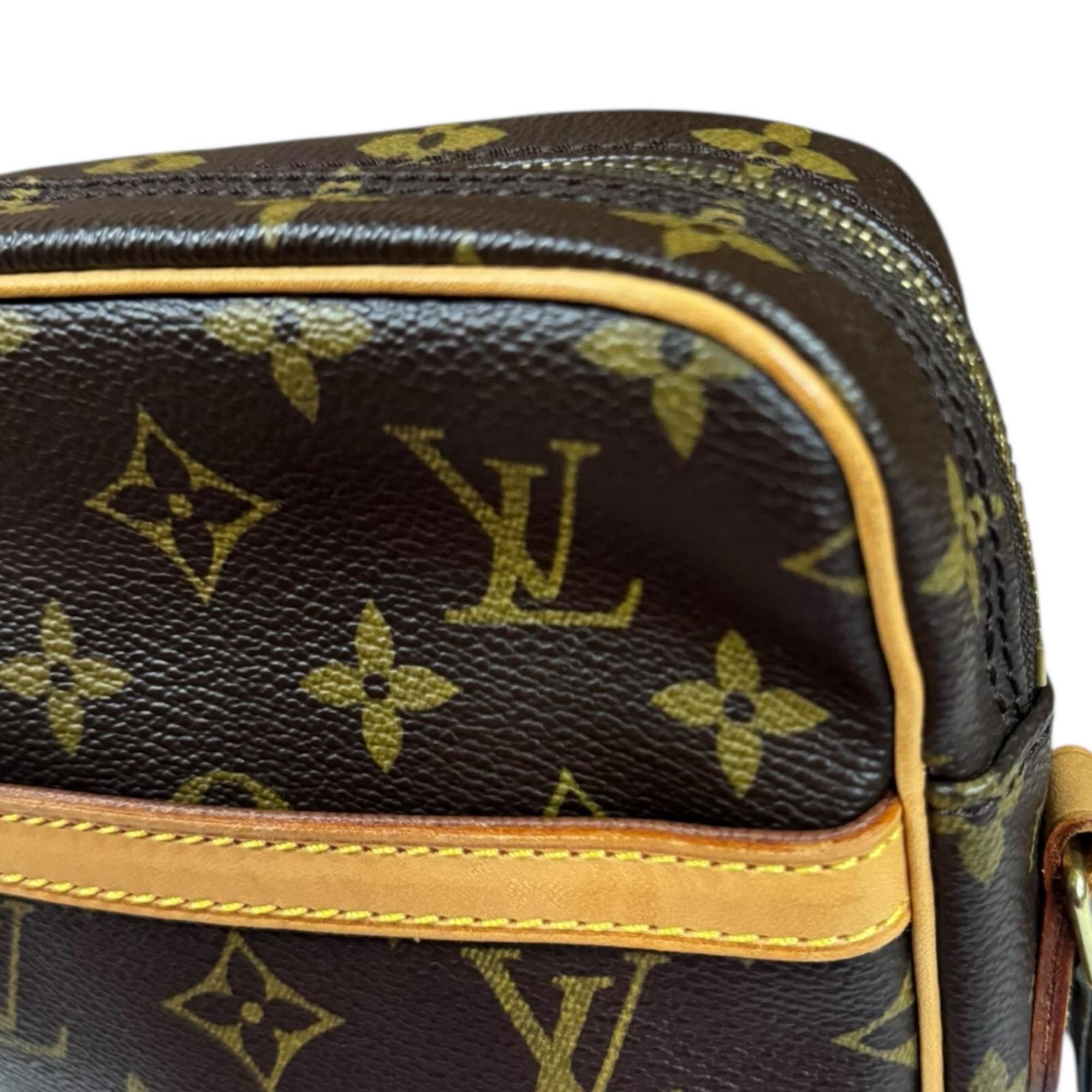 Louis Vuitton Brown Monogram Canvas Shoulder Bag