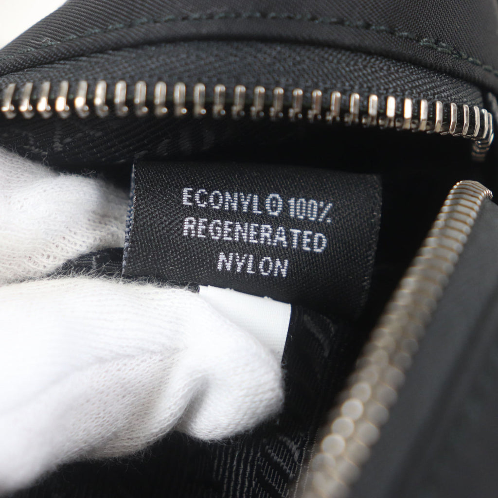 Prada Black Nylon Saffiano Shoulder Bag