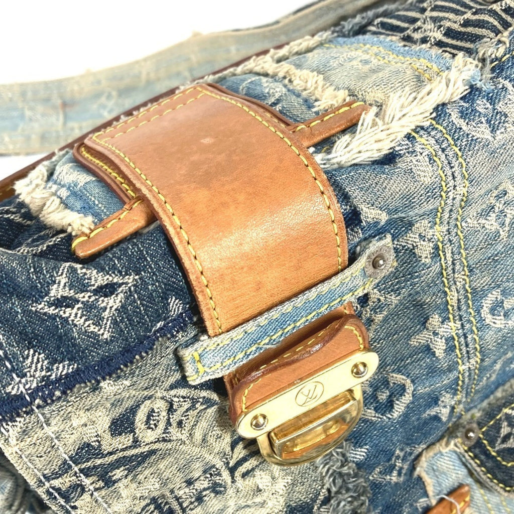 Louis Vuitton Monogram Denim Blue Monogram Denim Messenger Bag Shoulder Bag