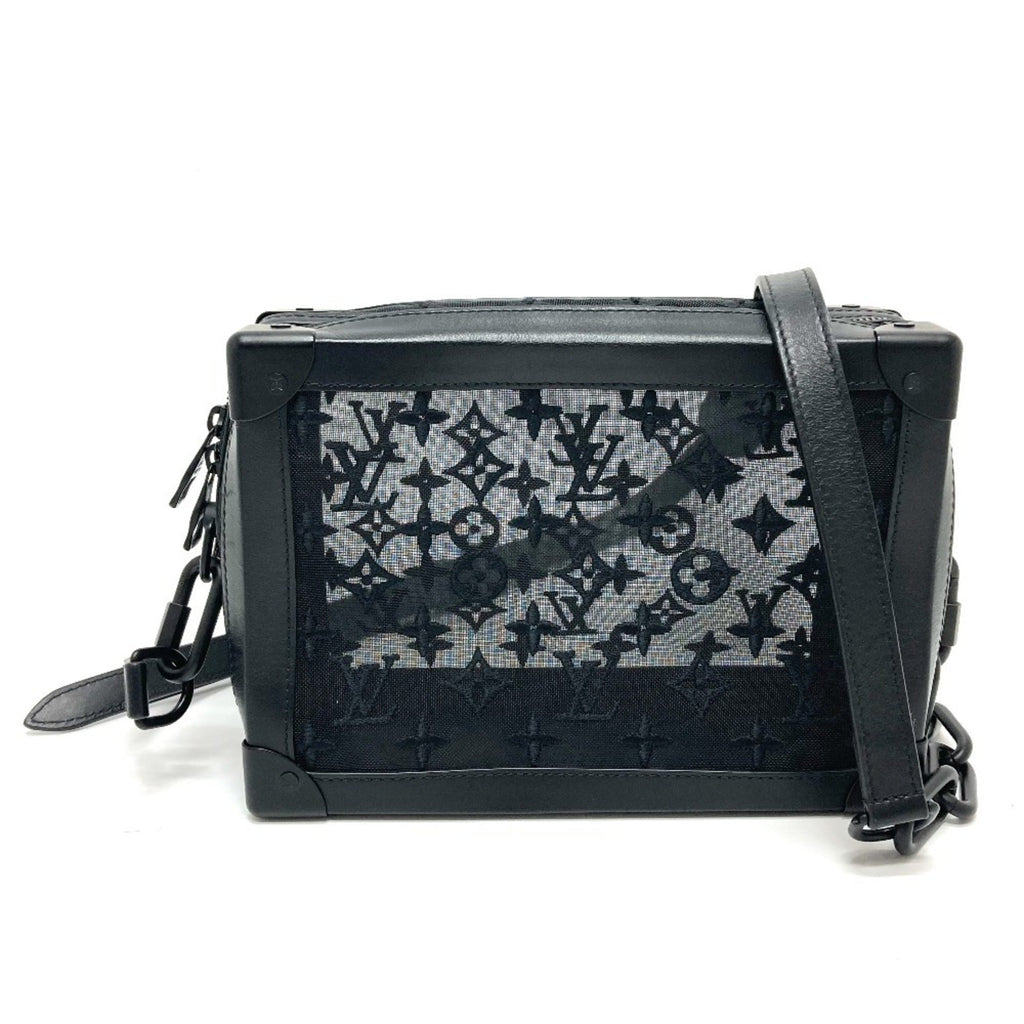 Louis Vuitton Black Mesh Leather Shoulder Bag